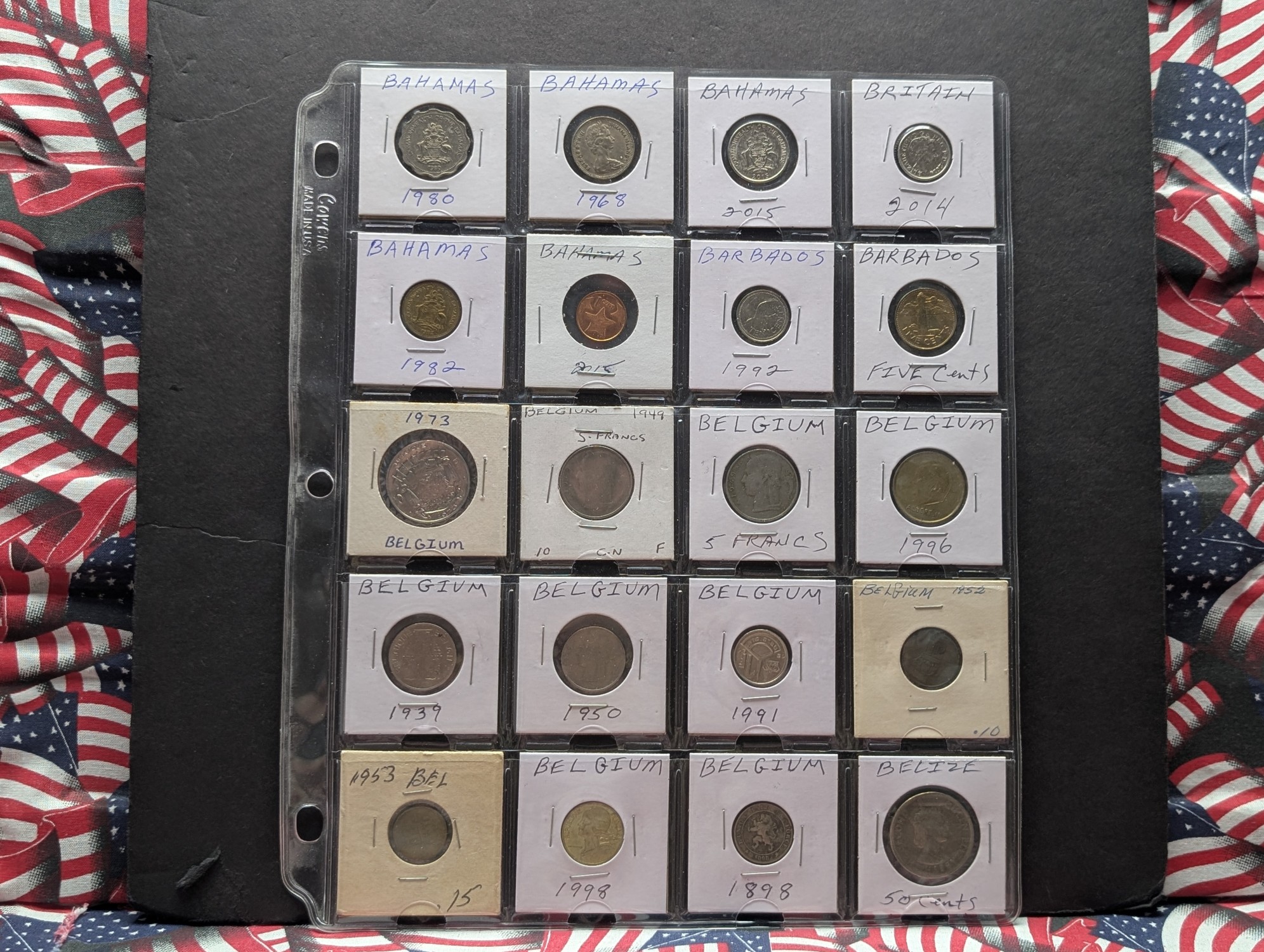 (255+) Various Vintage & Modern World Coins In Collector's Binder