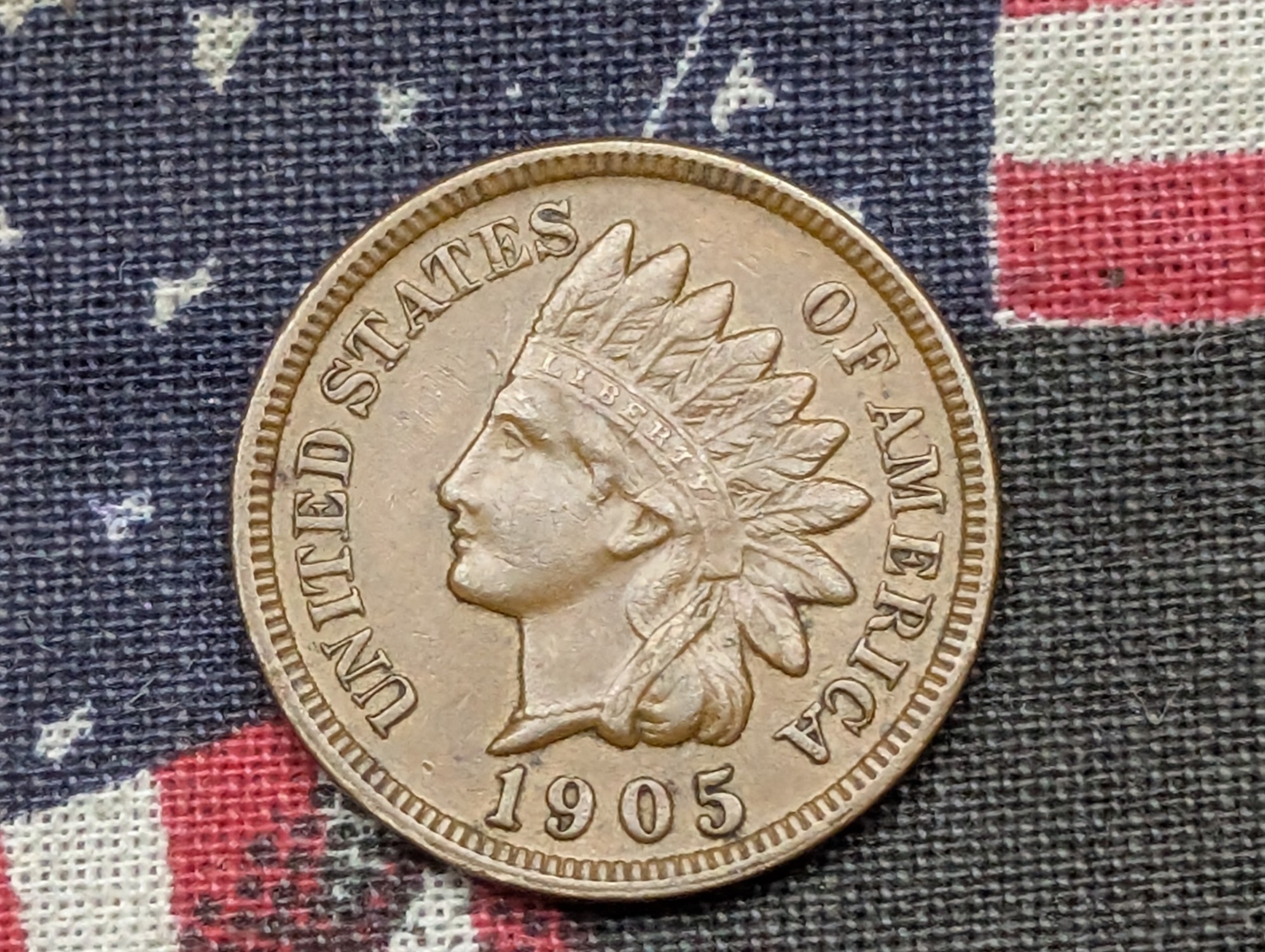 1905 Indian Head Cent - XF