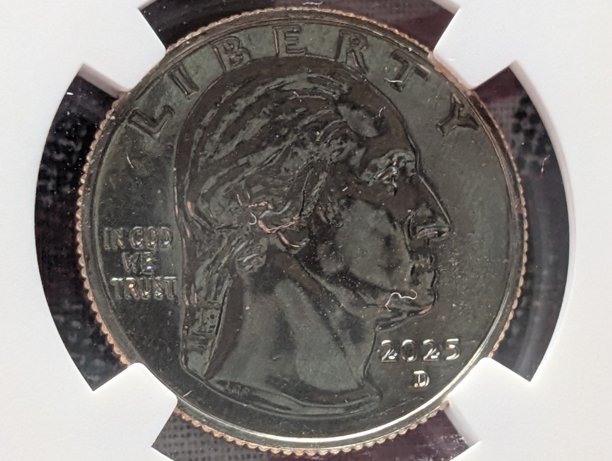 2025-D Althea Gibson Quarter - NGC MS68