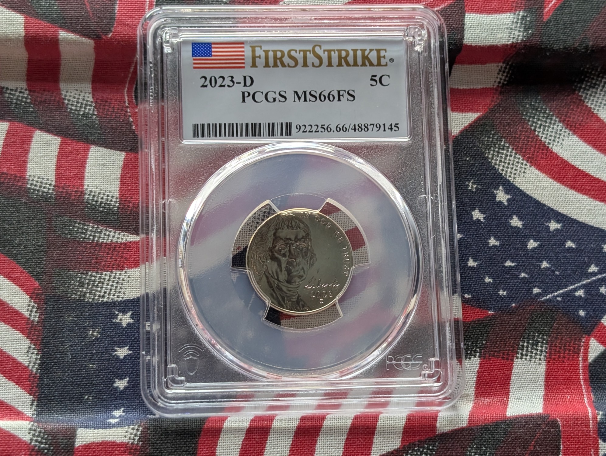 2023-D Jefferson Nickel - PCGS MS66FS - First Strike