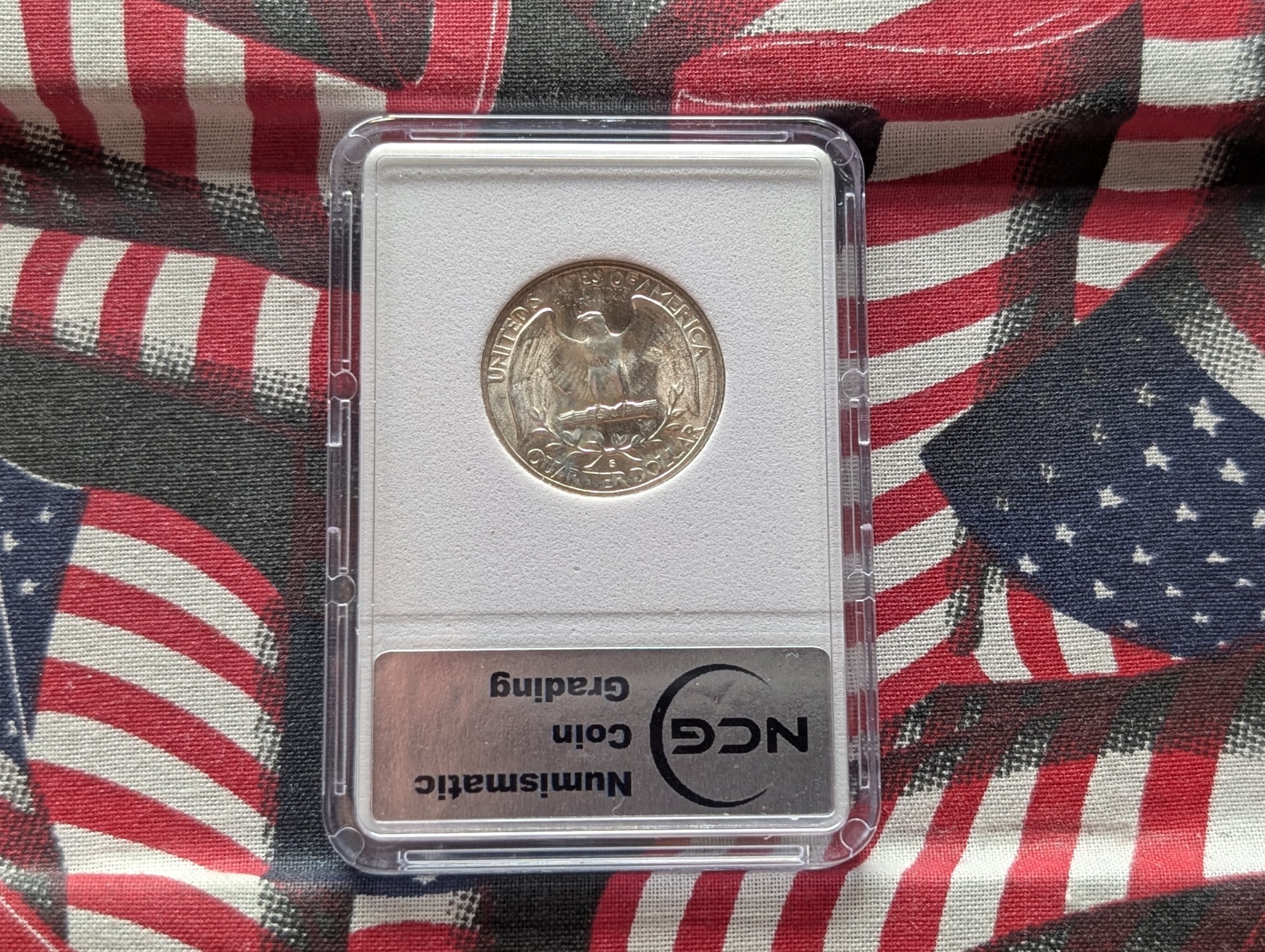 1947-S Washington 90% Silver Quarter - NCG Cert. MS68 (NOT NGC)