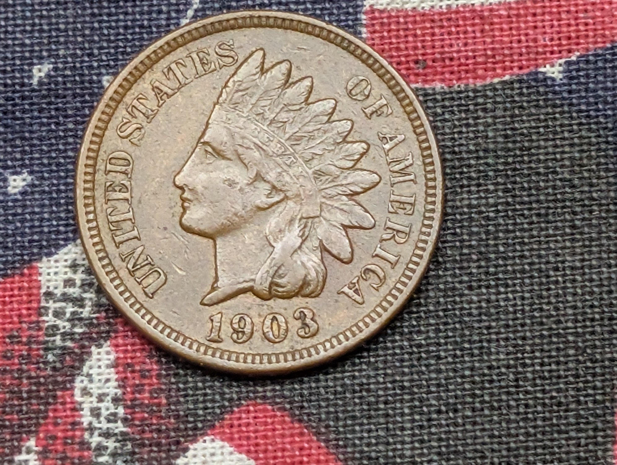 1903 Indian Head Cent - XF/AU