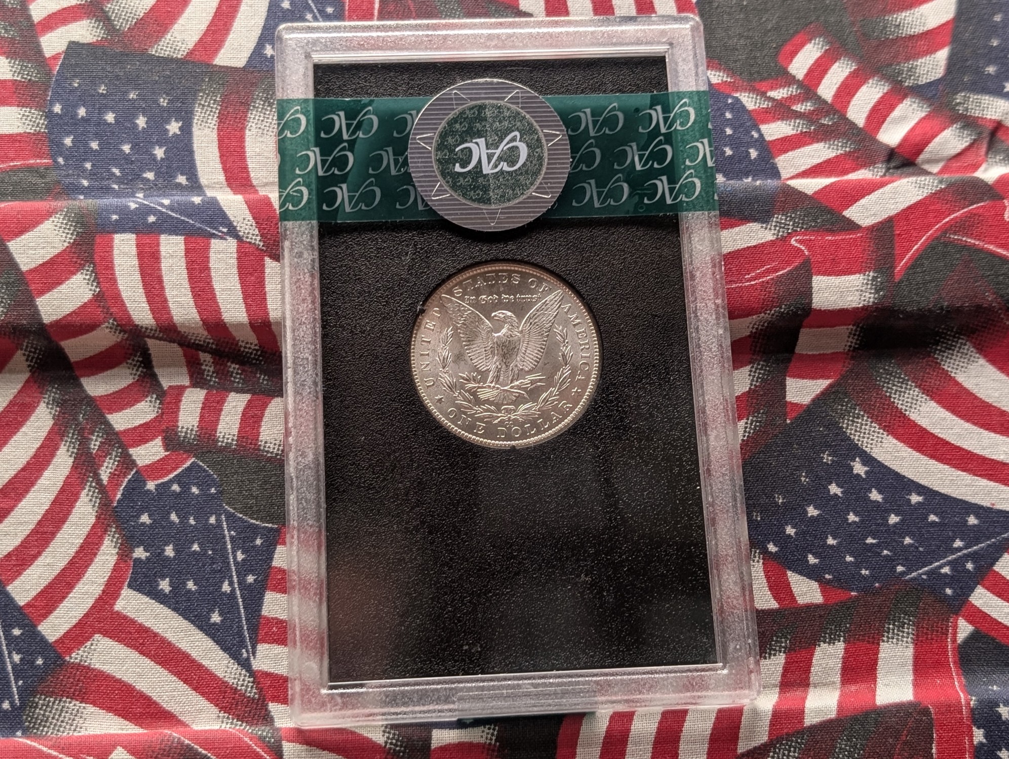 1884-CC Morgan 90% Silver Dollar - CAC Cert. MS61 - GSA Treasure