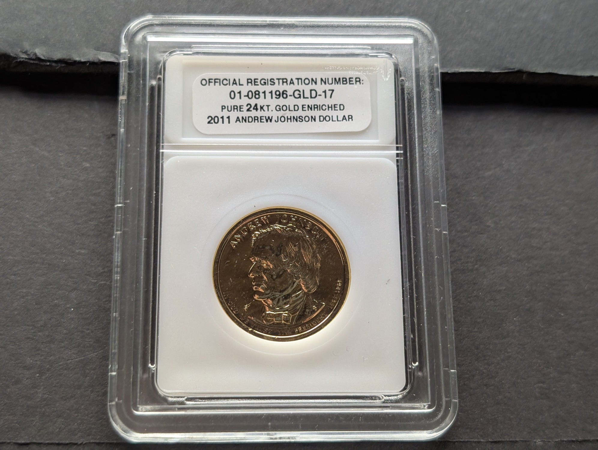 2011 Four-Coin Presidential Dollar Set - GOLD Enriched!!!