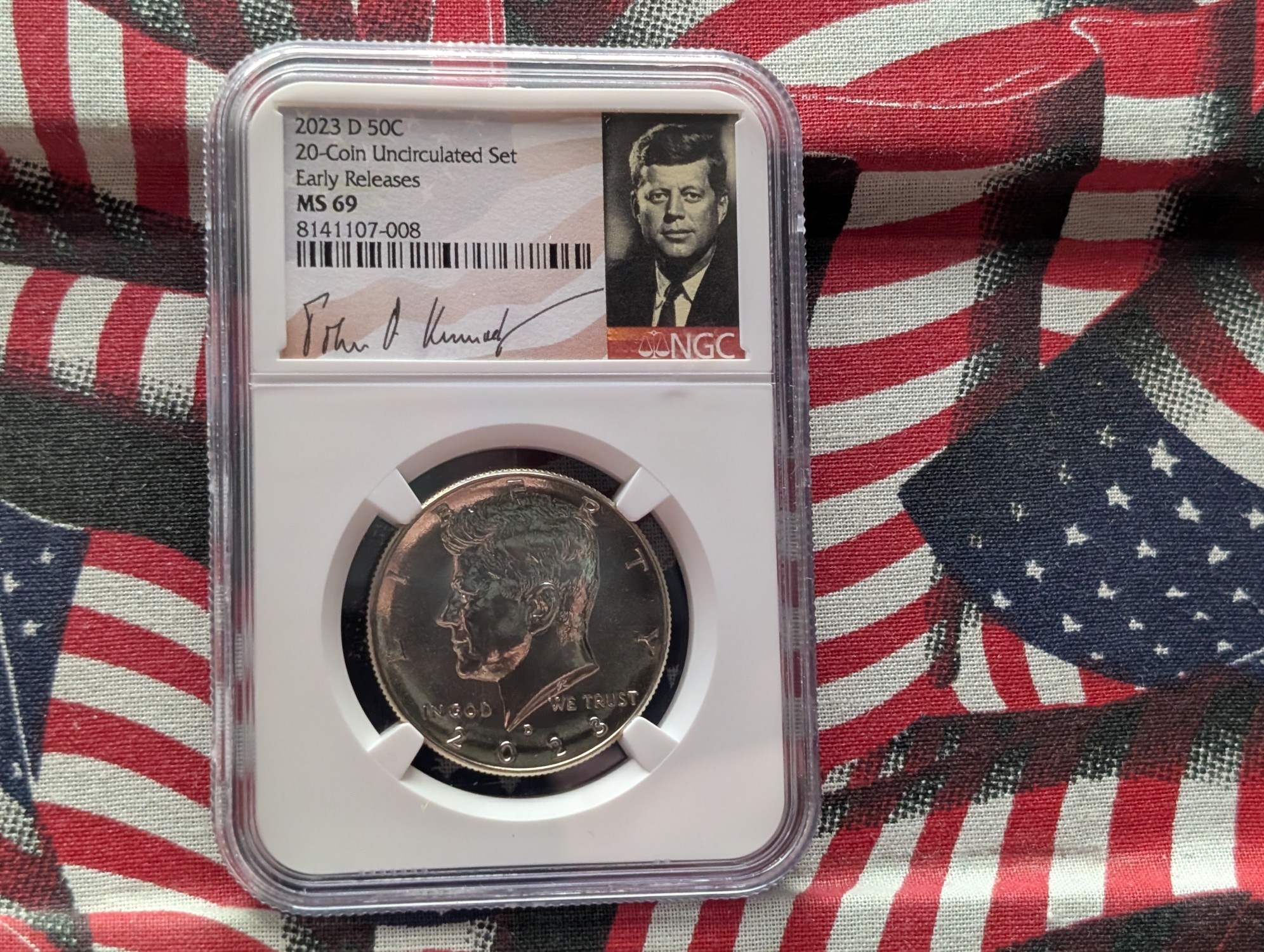 2023-D Kennedy Half Dollar - NGC MS69 *Early Release* in Signature Case