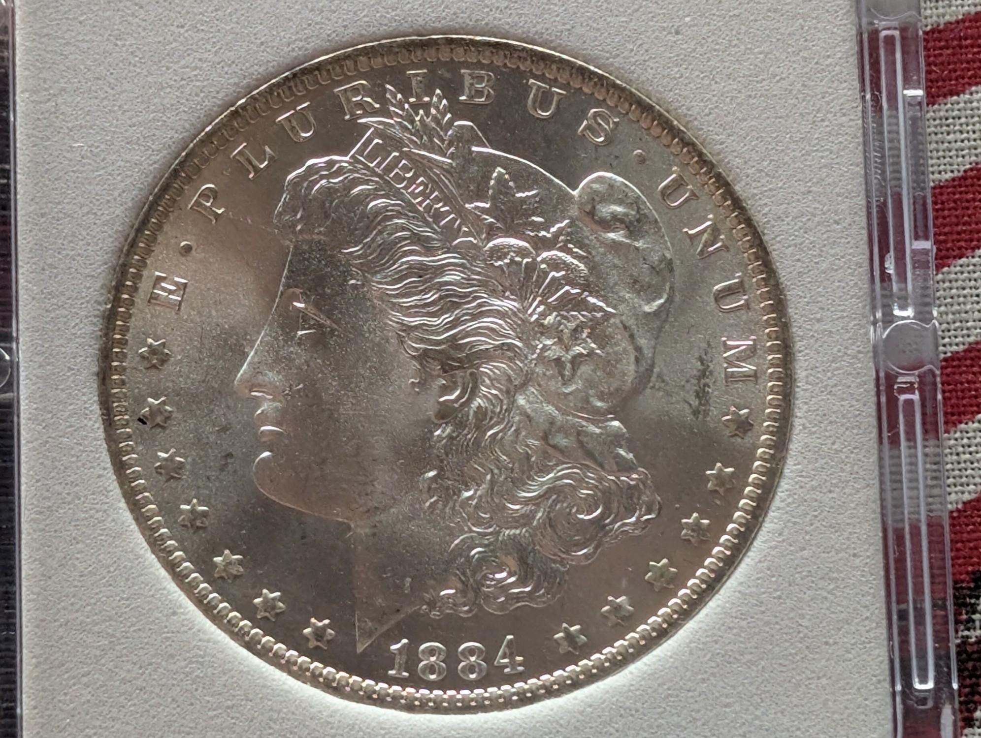 1884-O Morgan 90% Silver Dollar - NCG Cert. MS68 (NOT NGC)
