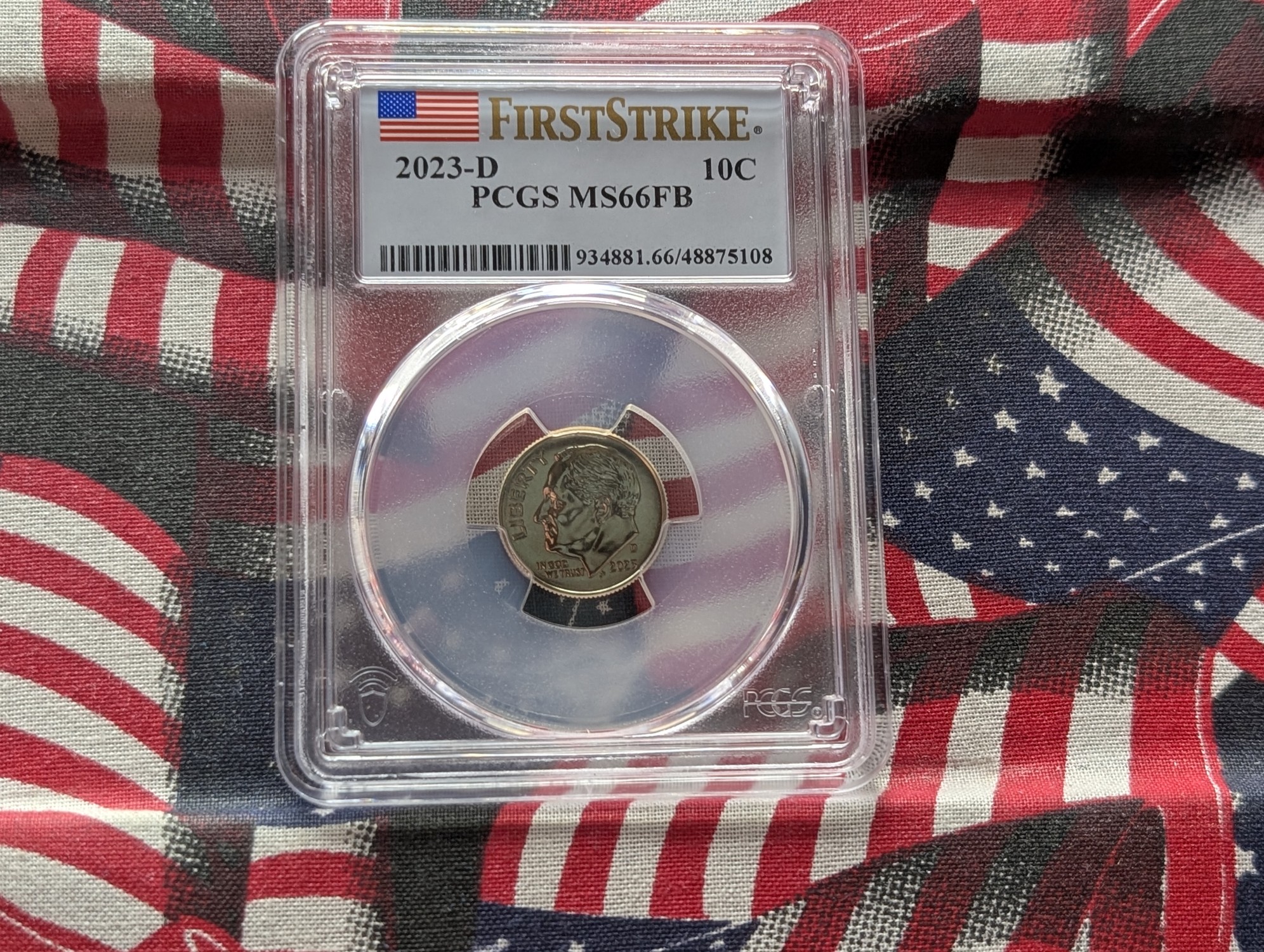 2023-D Roosevelt Dime - PCGS MS66 FB - First Strike