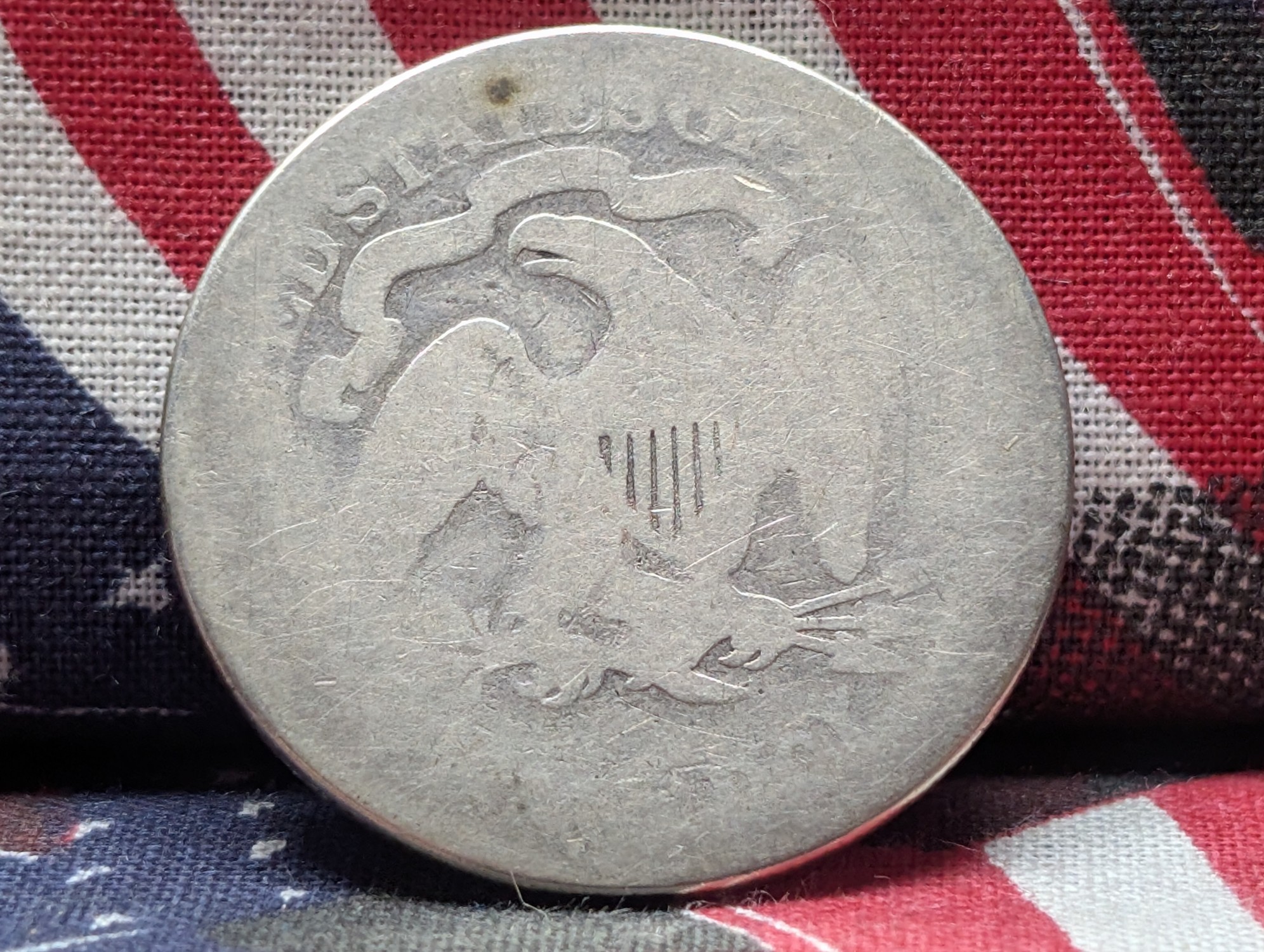 1869 Seated Liberty 90% Silver Half Dollar