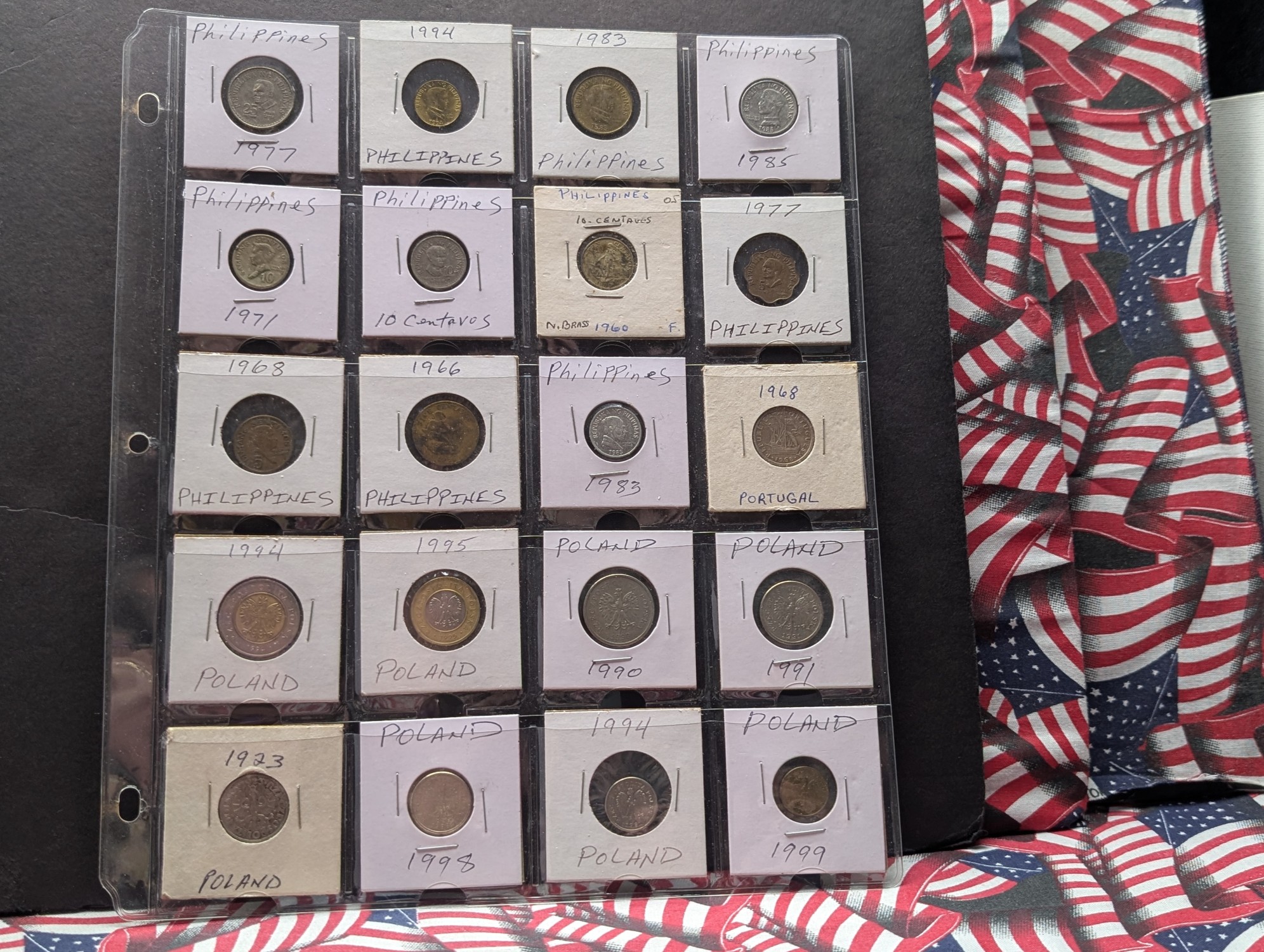 (190+) Various Vintage & Modern World Coins In Collector's Binder