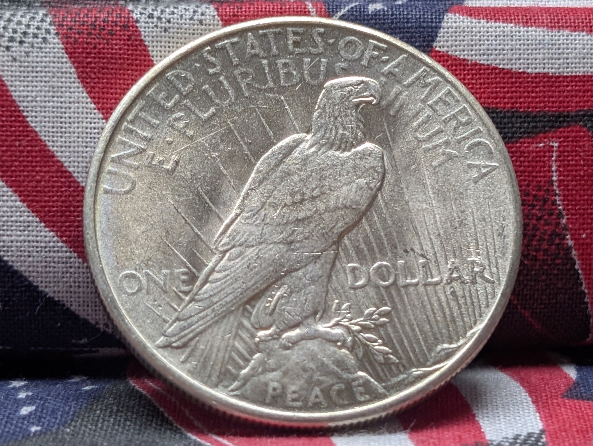 1935 Peace 90% SILVER Dollar - Brilliant Uncirculated!