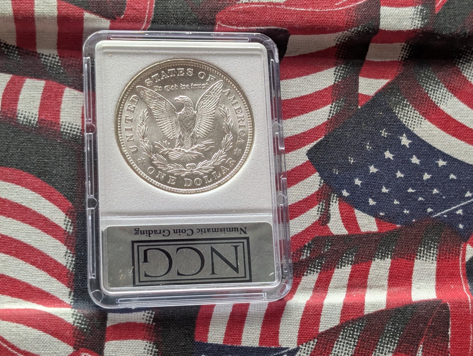 1921 Morgan 90% Silver Dollar - NCG Cert. MS67 (NOT NGC)