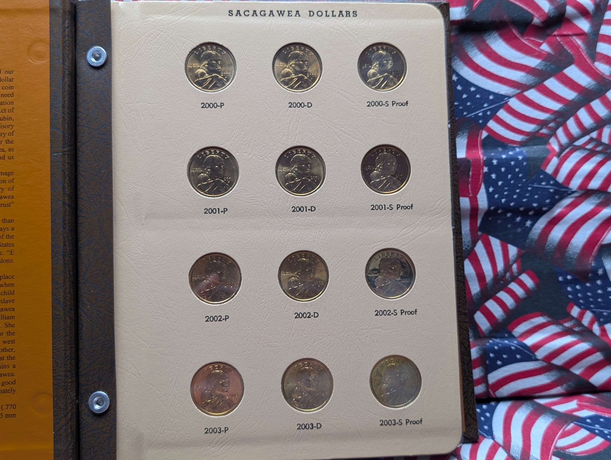 Complete 2000-2011 Sacagawea P&D-UNC and S-PROOF Native American Dollars in Dansco Album w/ Sleeve (FULL + Extras - 48 Coins)