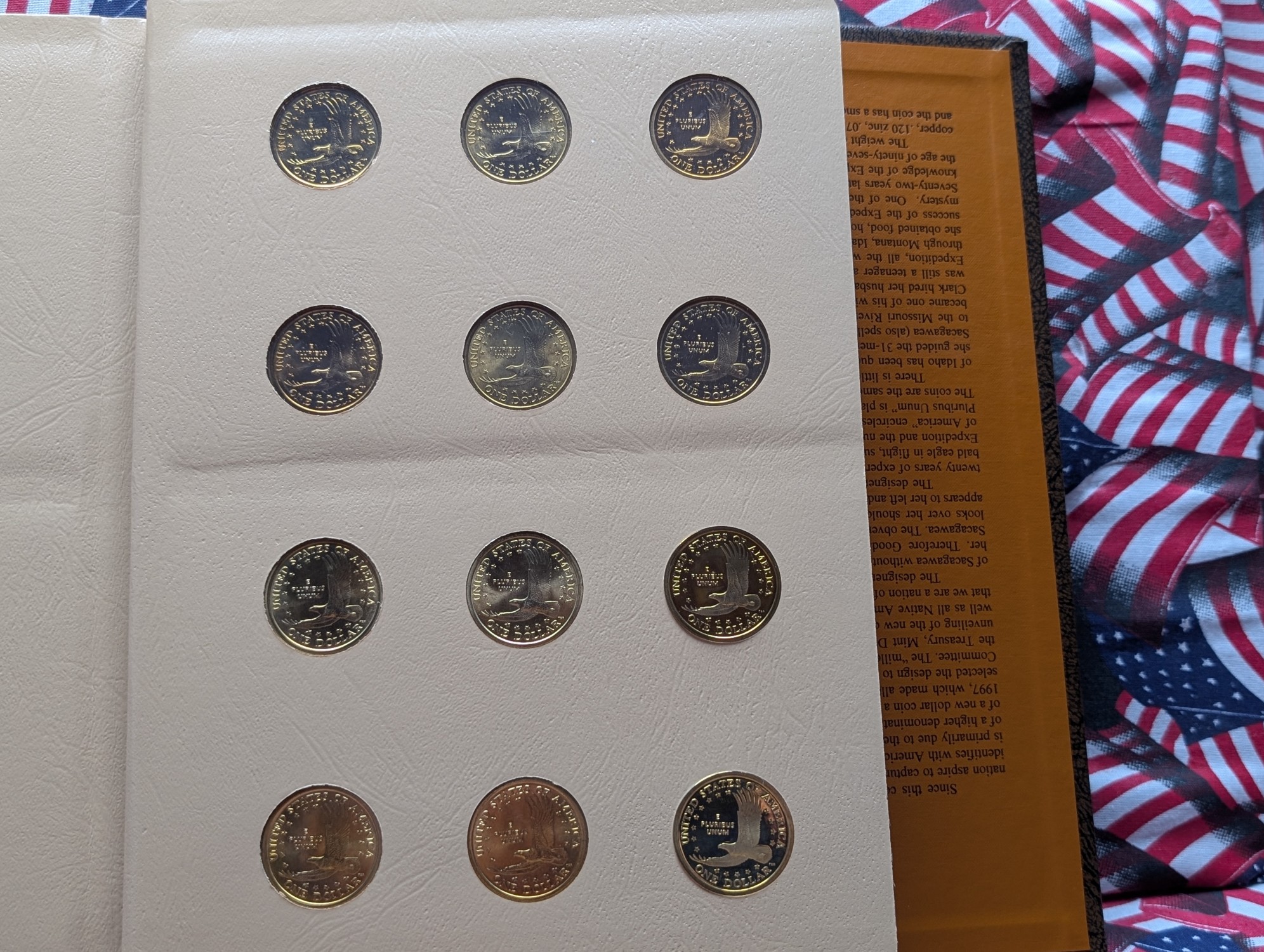 Complete 2000-2011 Sacagawea P&D-UNC and S-PROOF Native American Dollars in Dansco Album w/ Sleeve (FULL + Extras - 48 Coins)