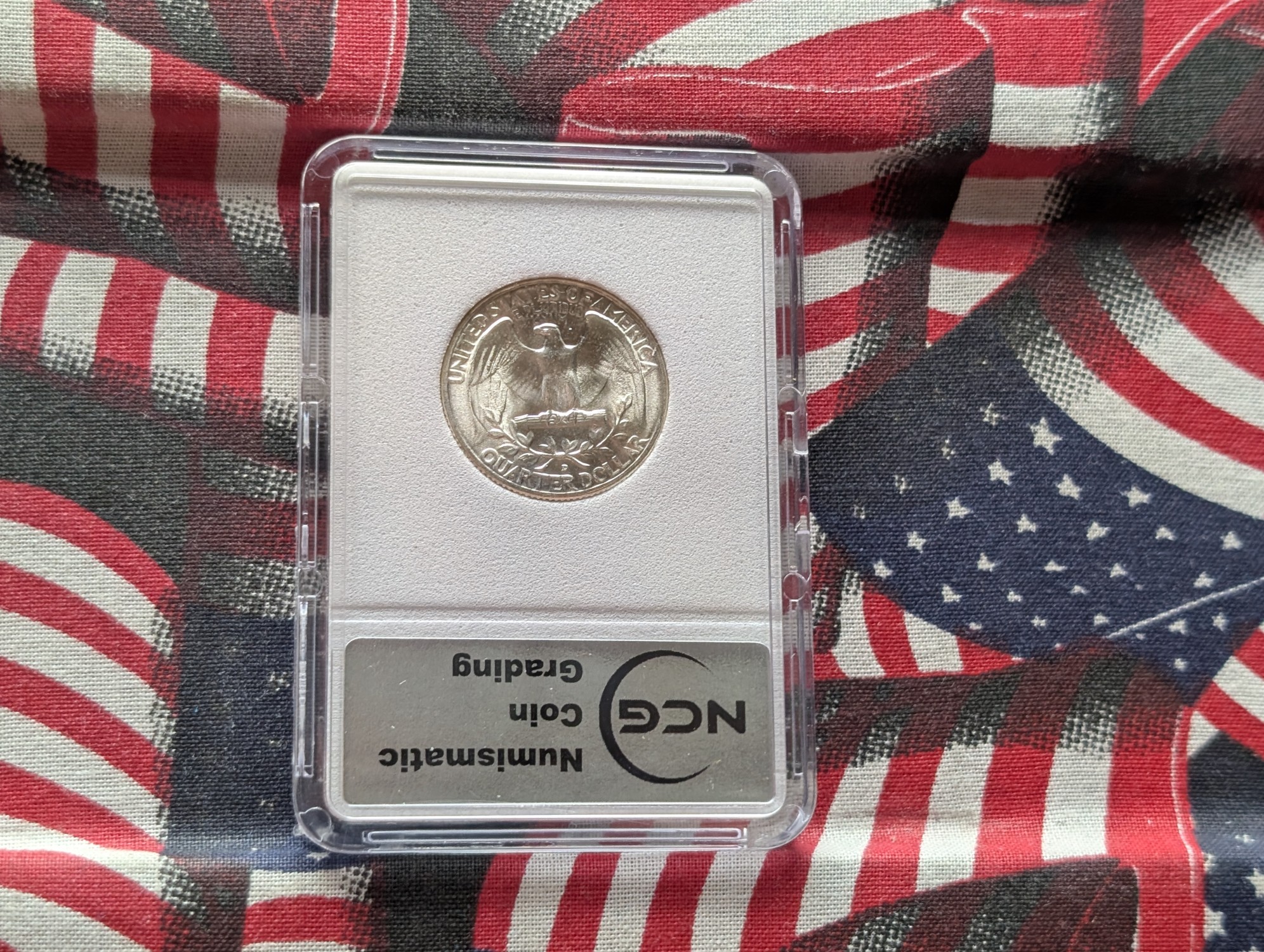 1950-D Washington 90% Silver Quarter - NCG Cert. MS68 (NOT NGC)