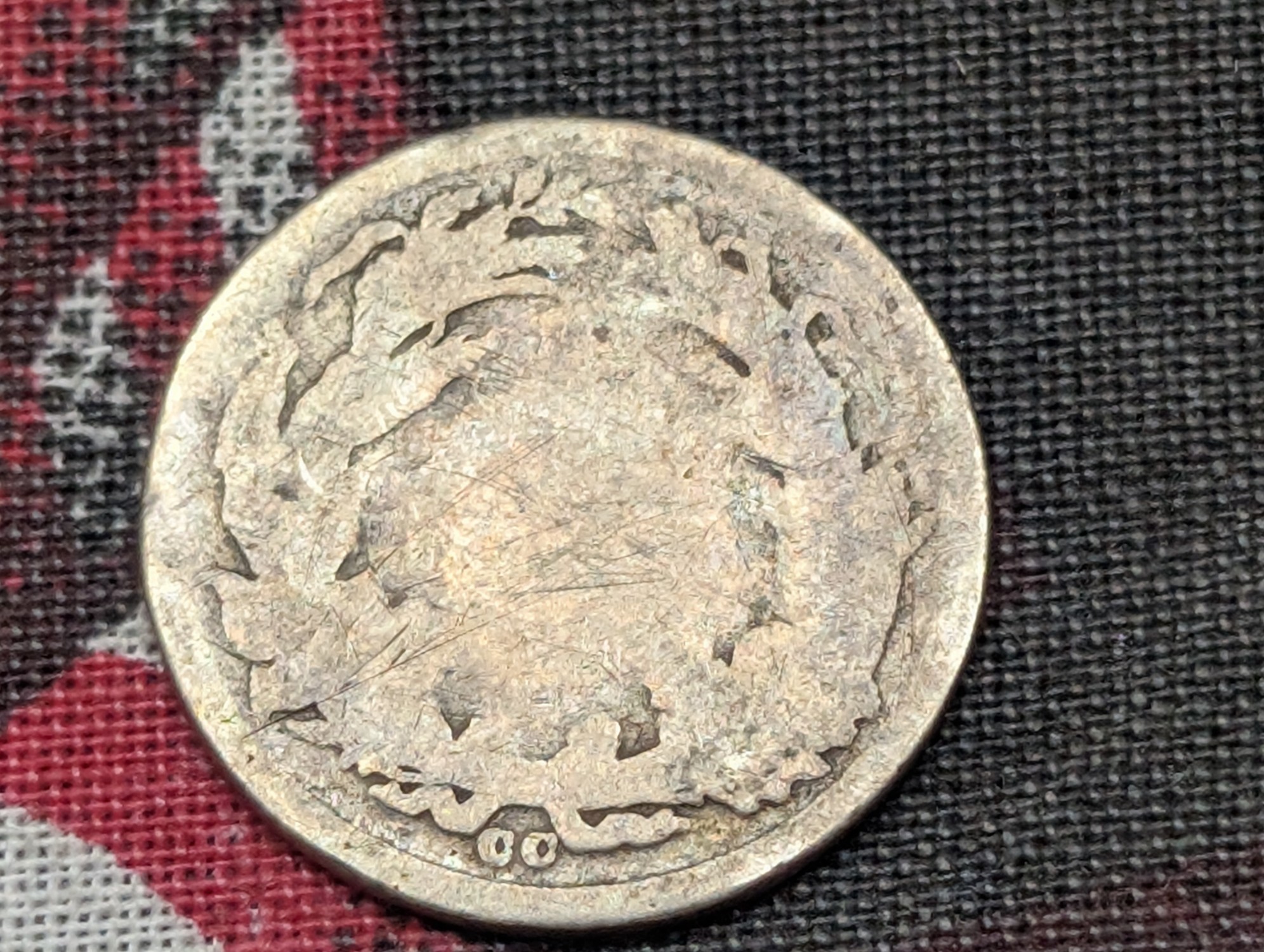 1877-CC w/ Legend Seated Liberty 90% Silver Dime