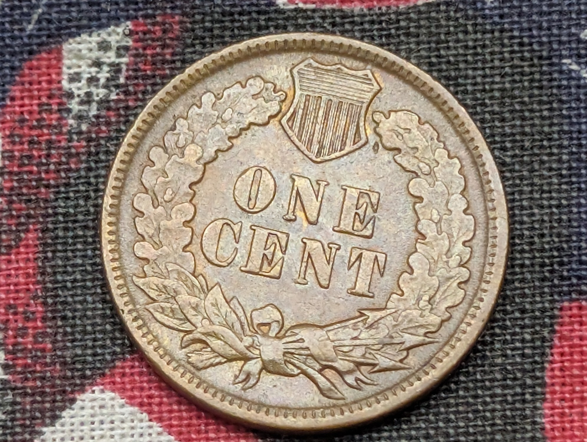1897 Indian Head Cent - AU+