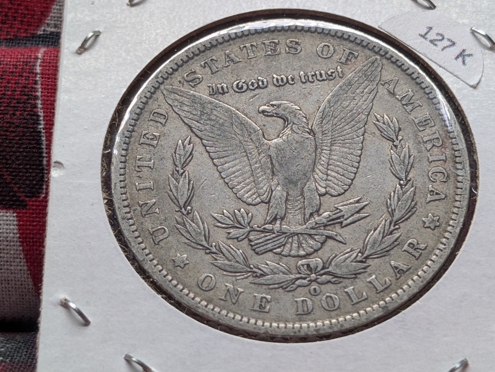 1887-O 90% Silver Morgan Dollar