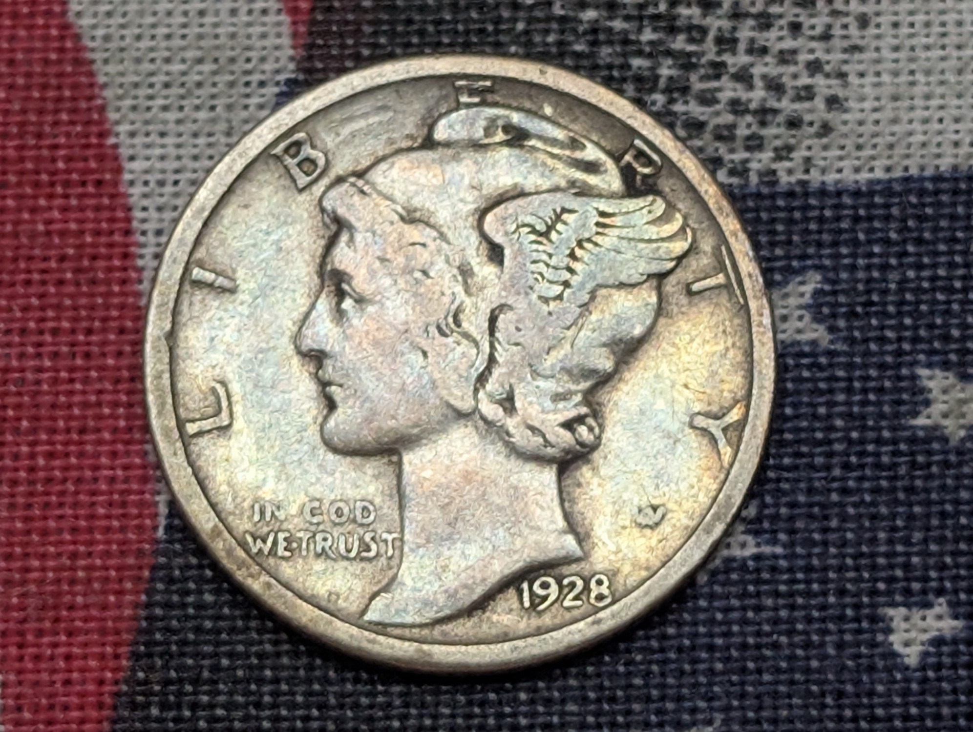 1928-P and 1928-S 90% Silver Mercury Dimes