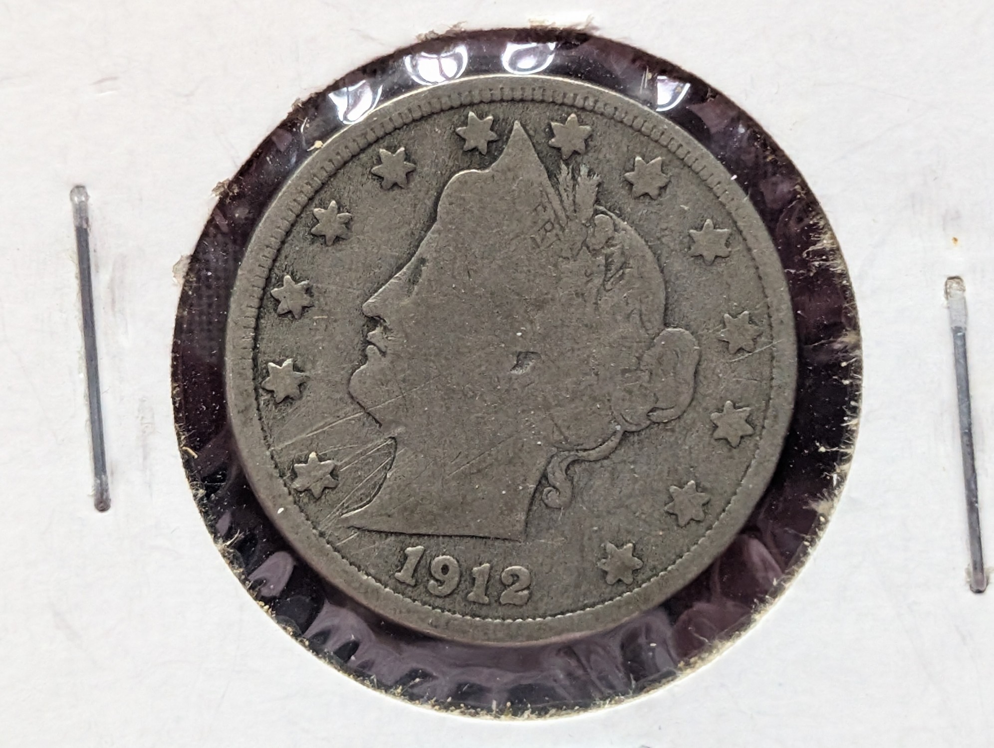 1911, 1912 and 1912-D Liberty Head V Nickels