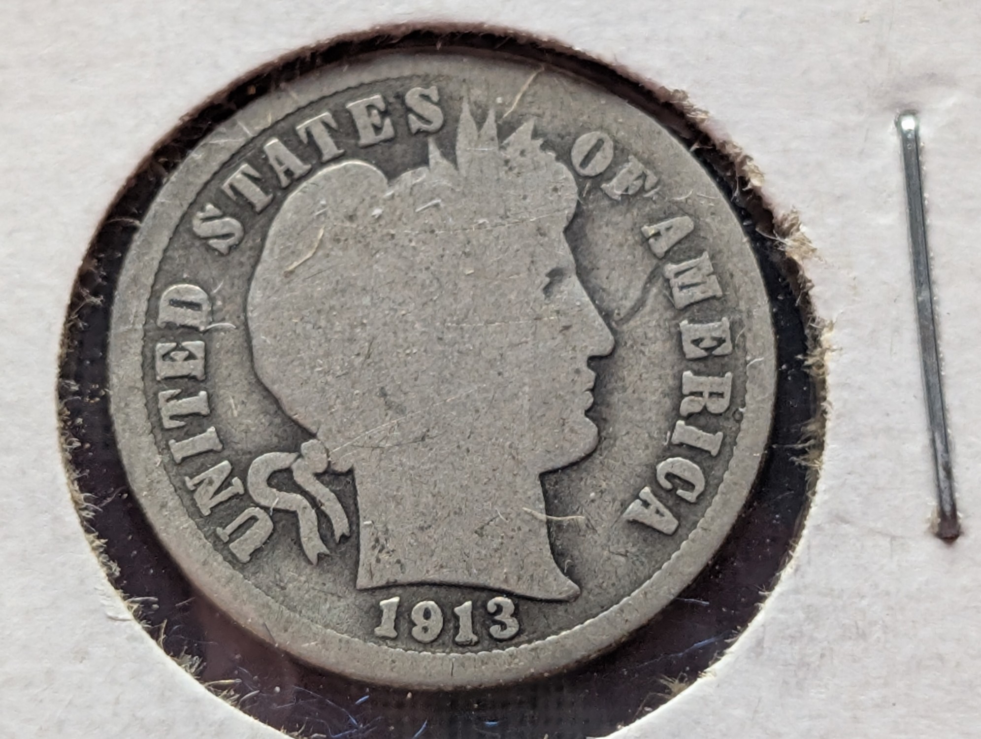 1913 & 1916 Barber 90% Silver Dimes