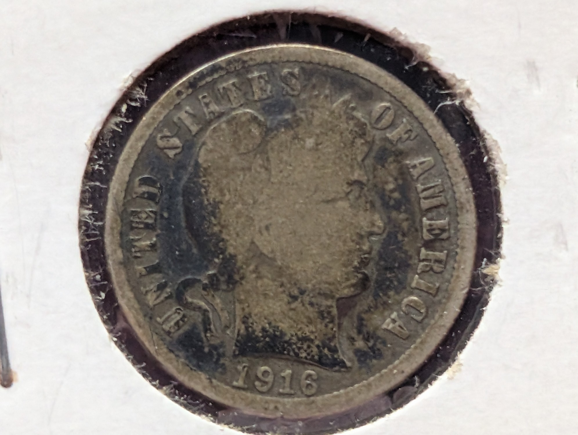 1913 & 1916 Barber 90% Silver Dimes