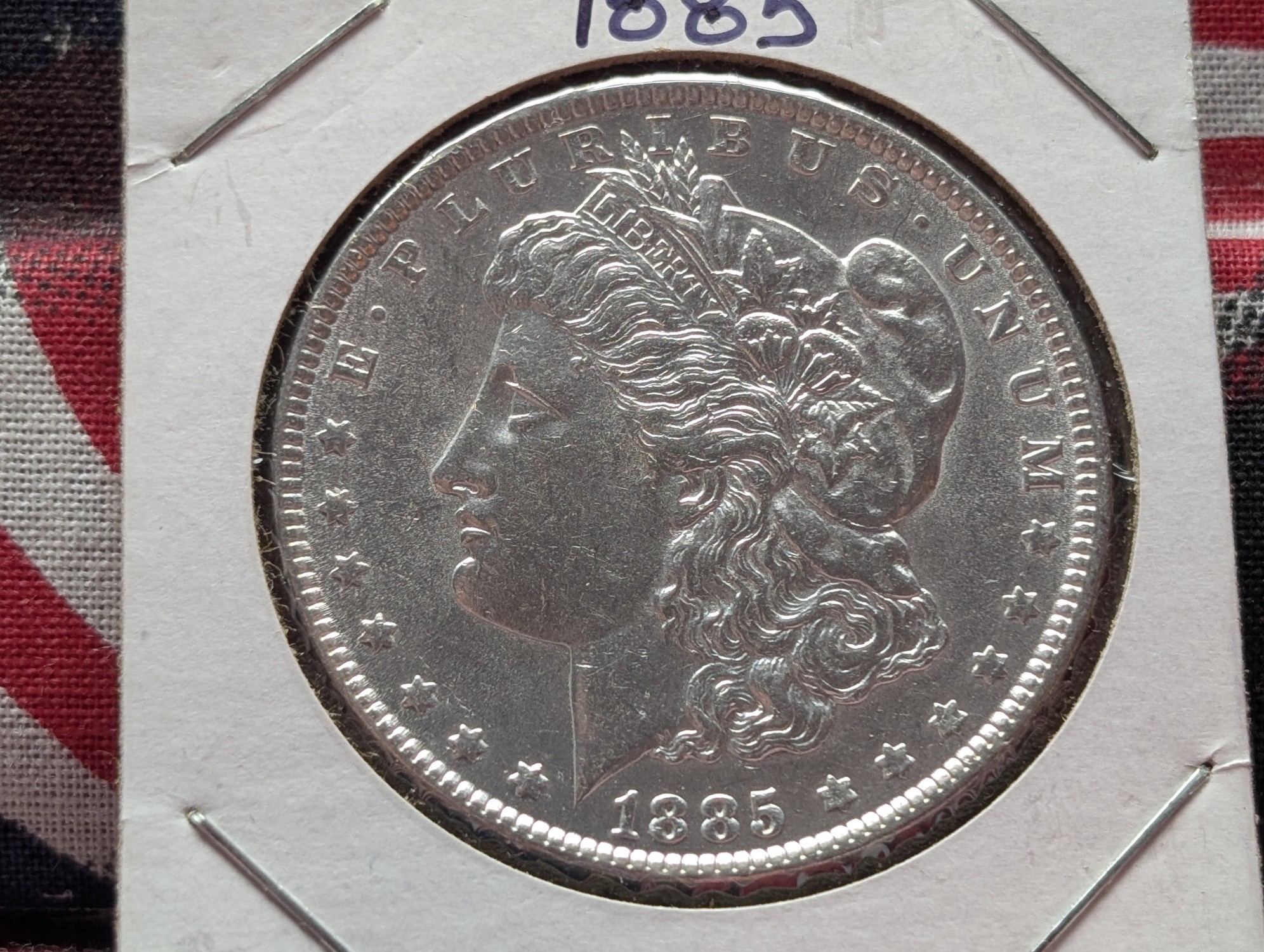 1885 90% Silver Morgan Dollar
