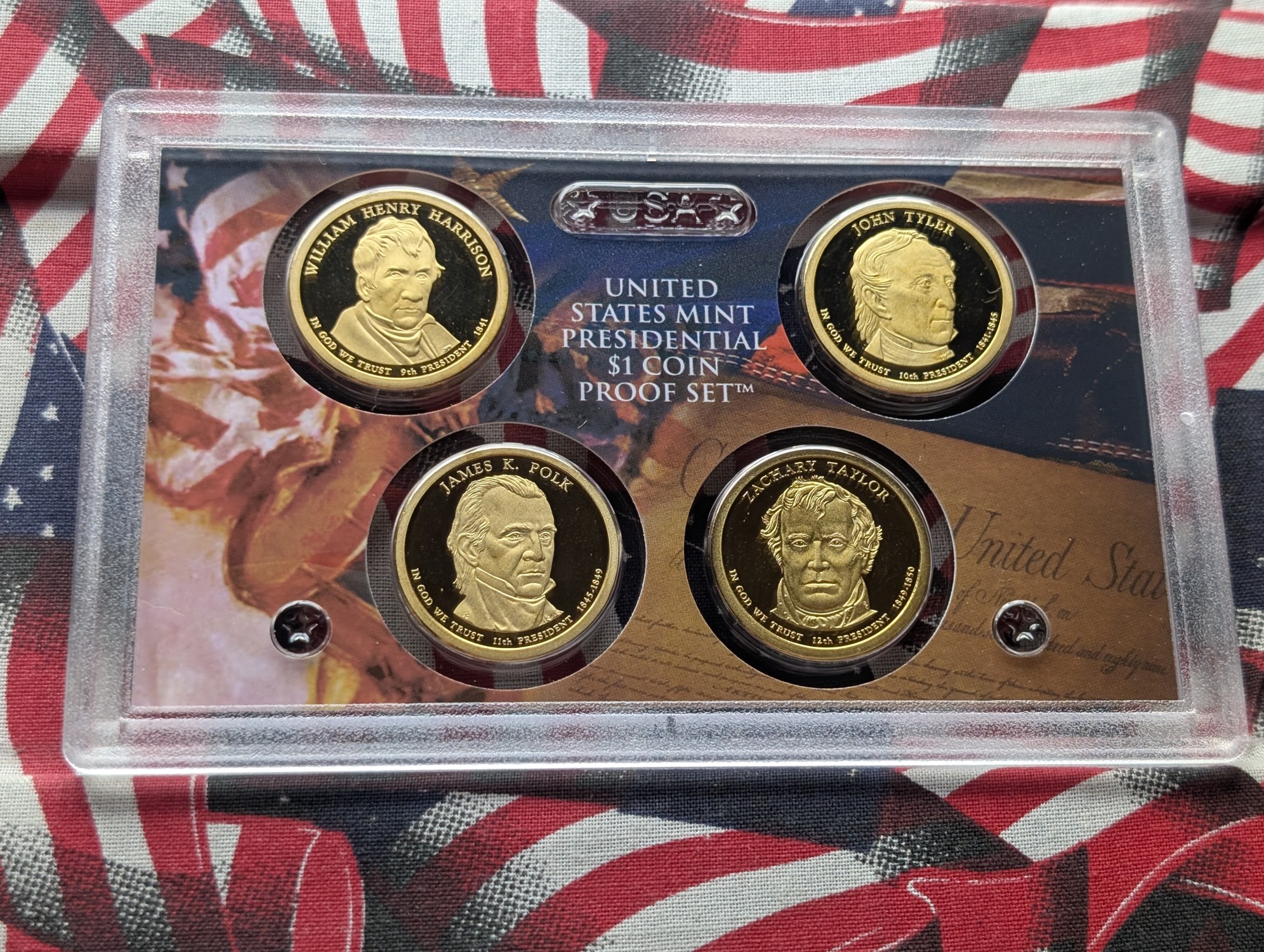 2009-S U.S. Mint Silver Proof Set Including Territorial Quarters, Presidential Dollars, Bicentennial Lincoln Cents and Sacagawea Three Siste