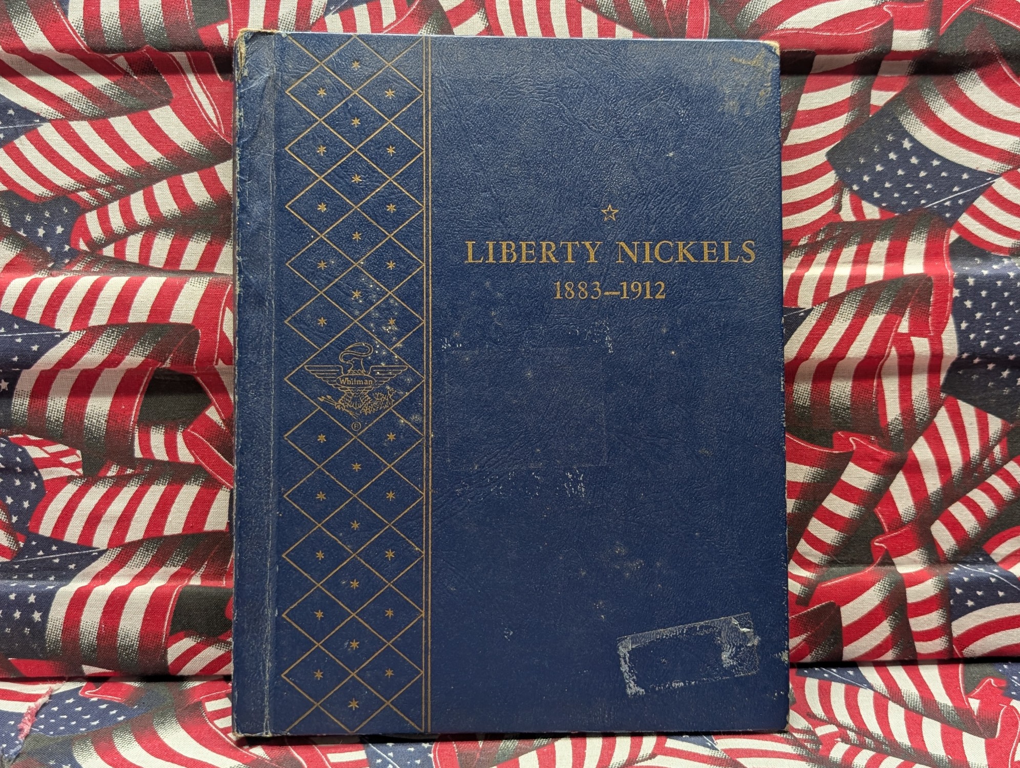 Whitman Liberty Head V Nickel Slide Album, with 3 Coins 1900, 1906 and 1912