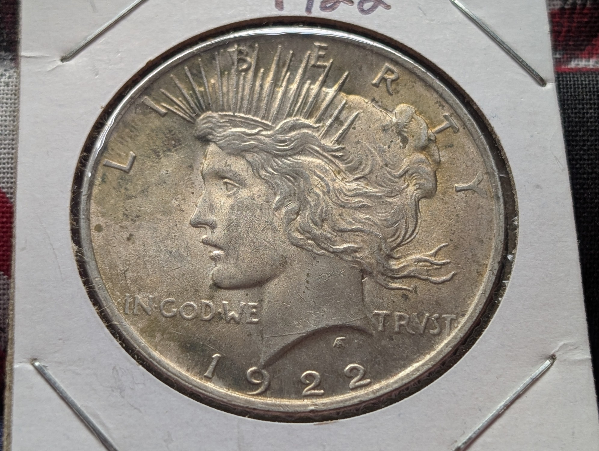1922 90% Silver Peace Dollar