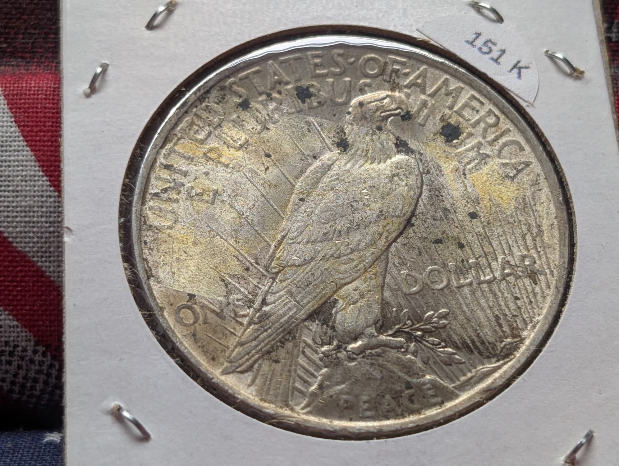 1922 90% Silver Peace Dollar