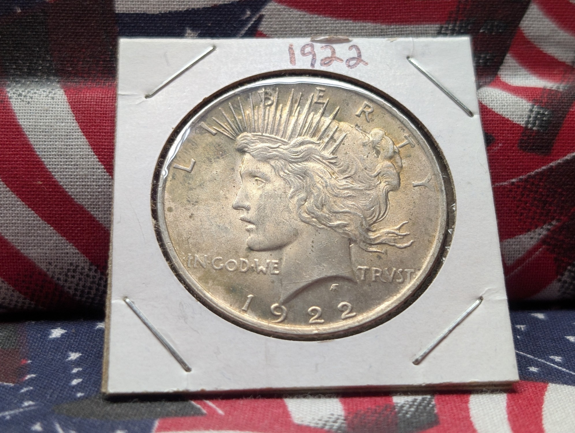 1922 90% Silver Peace Dollar