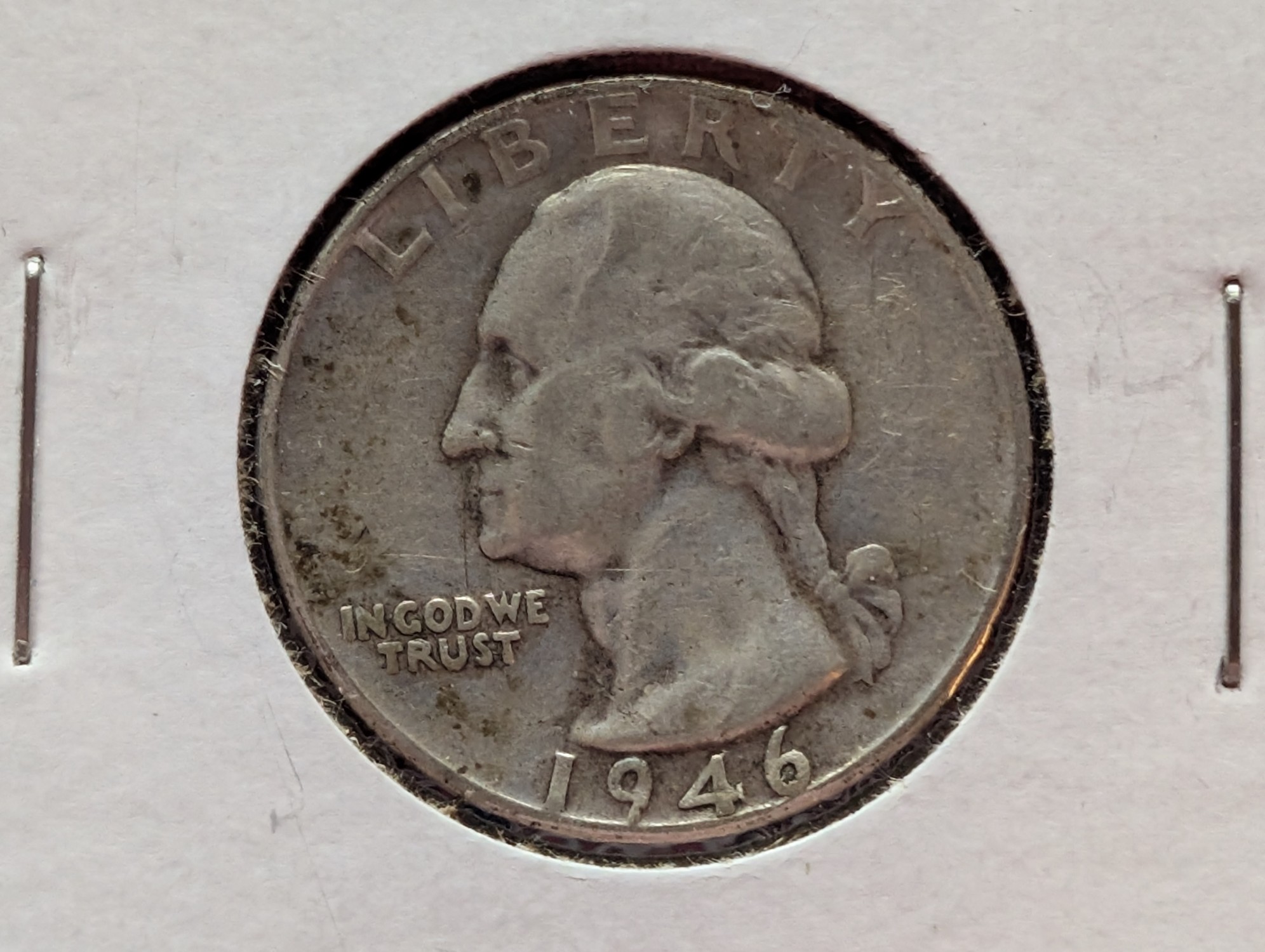 1946 Washington Quarter, 90% Silver