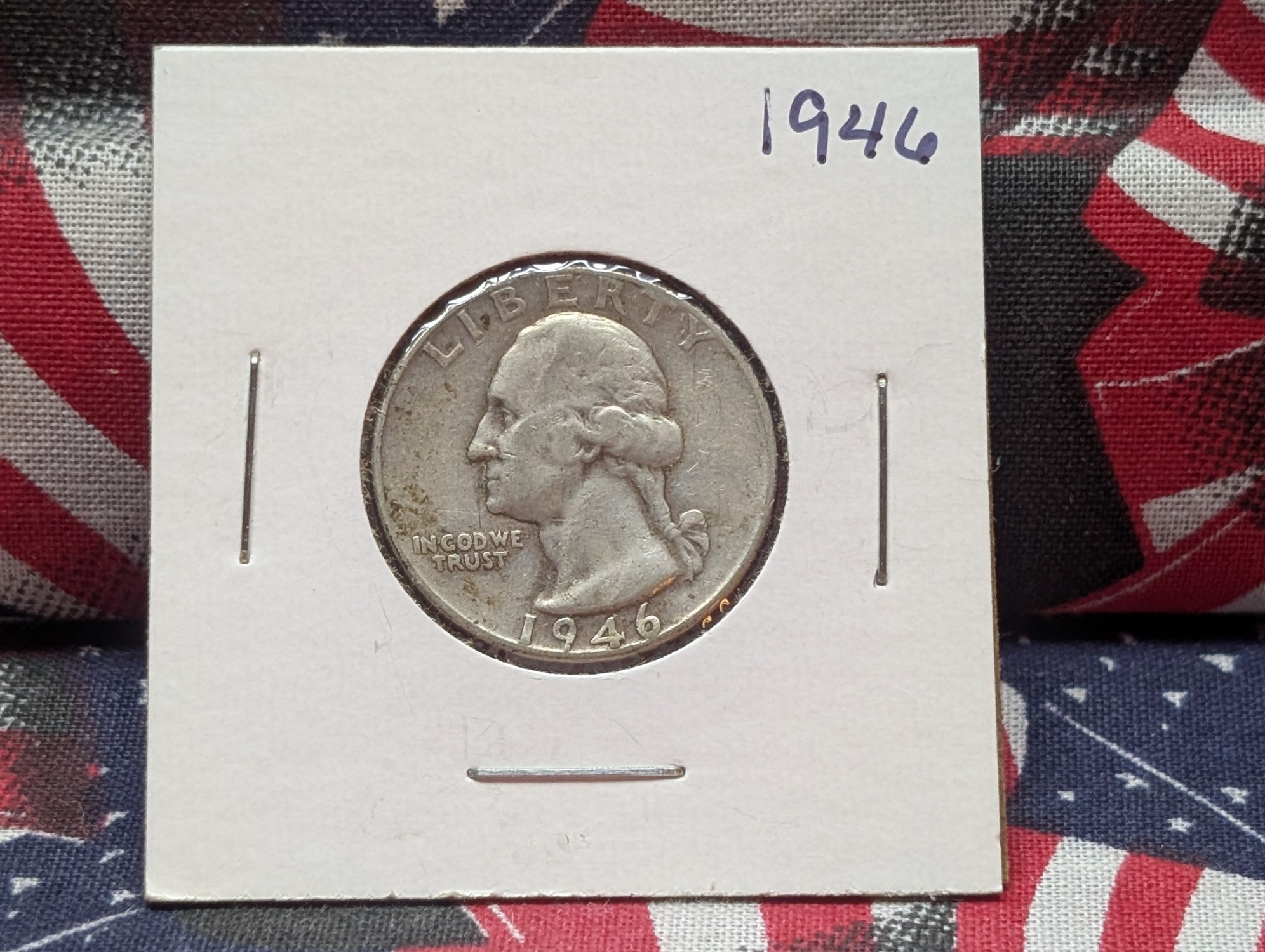 1946 Washington Quarter, 90% Silver