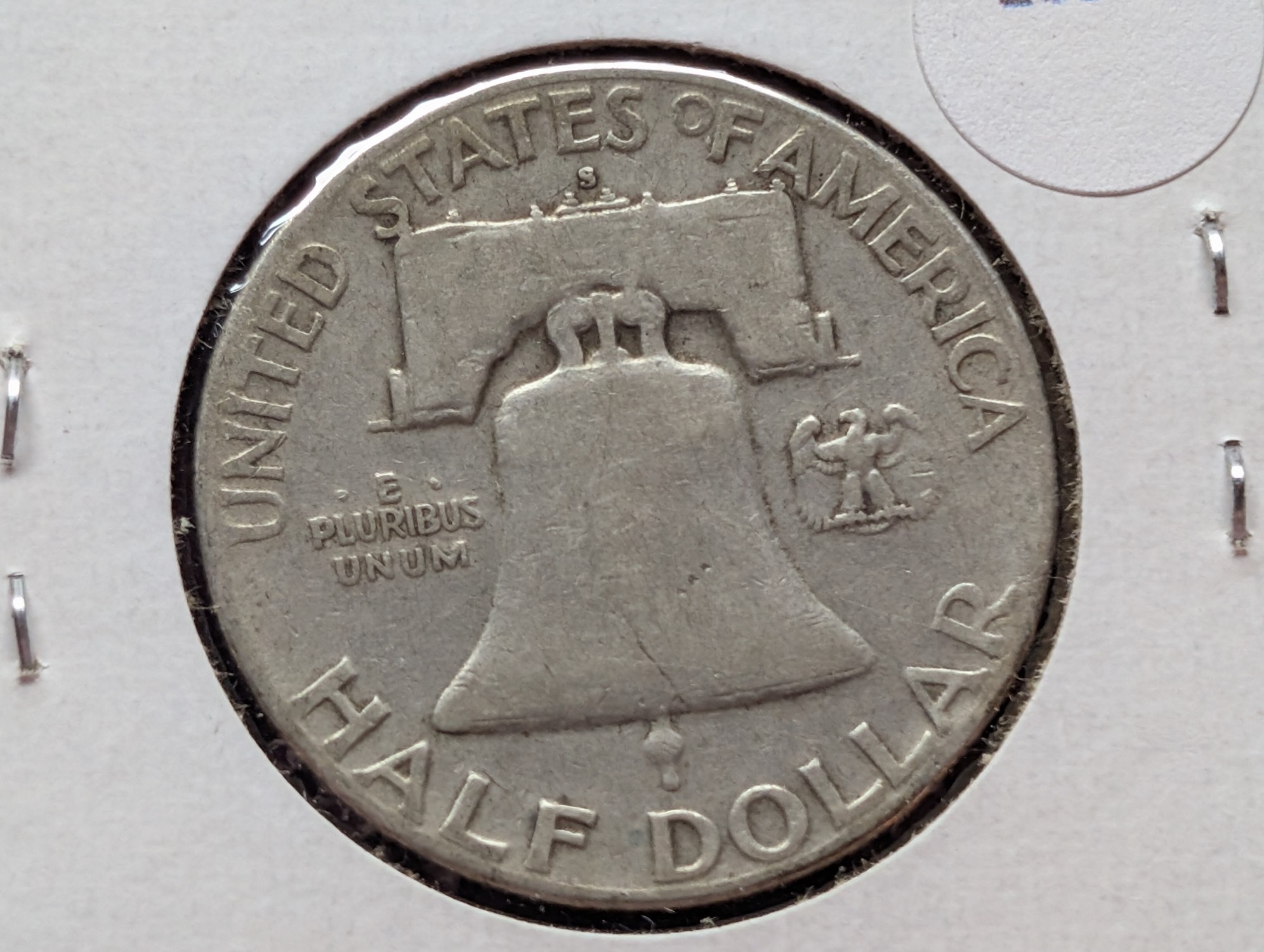 1949-S Franklin 90% Silver Half Dollar