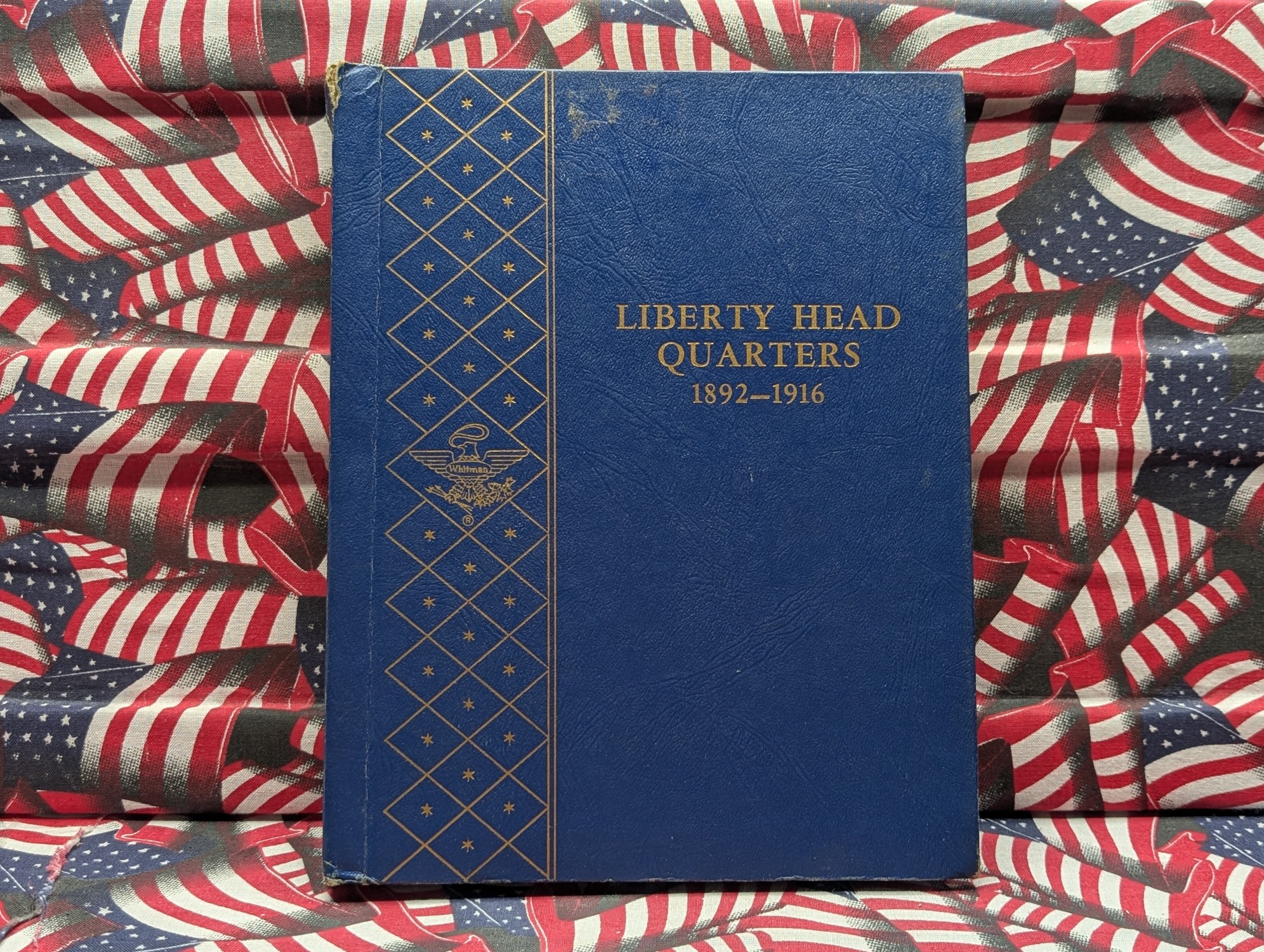 *EMPTY* Whitman Slide Album for Barber Quarters 1892 to 1916, No Coins