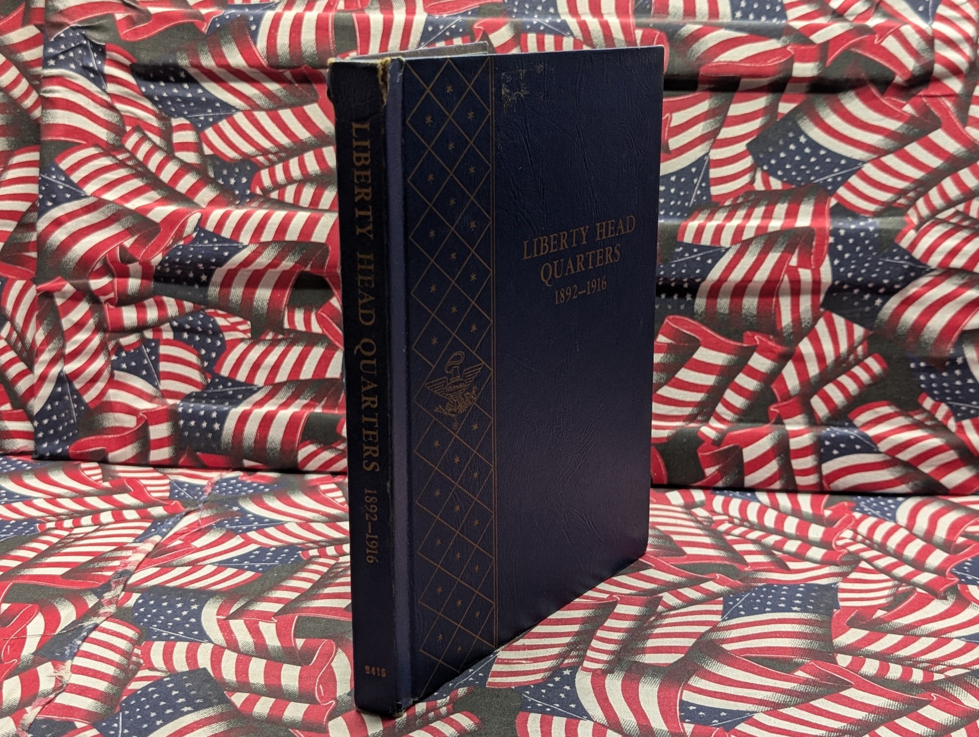 *EMPTY* Whitman Slide Album for Barber Quarters 1892 to 1916, No Coins