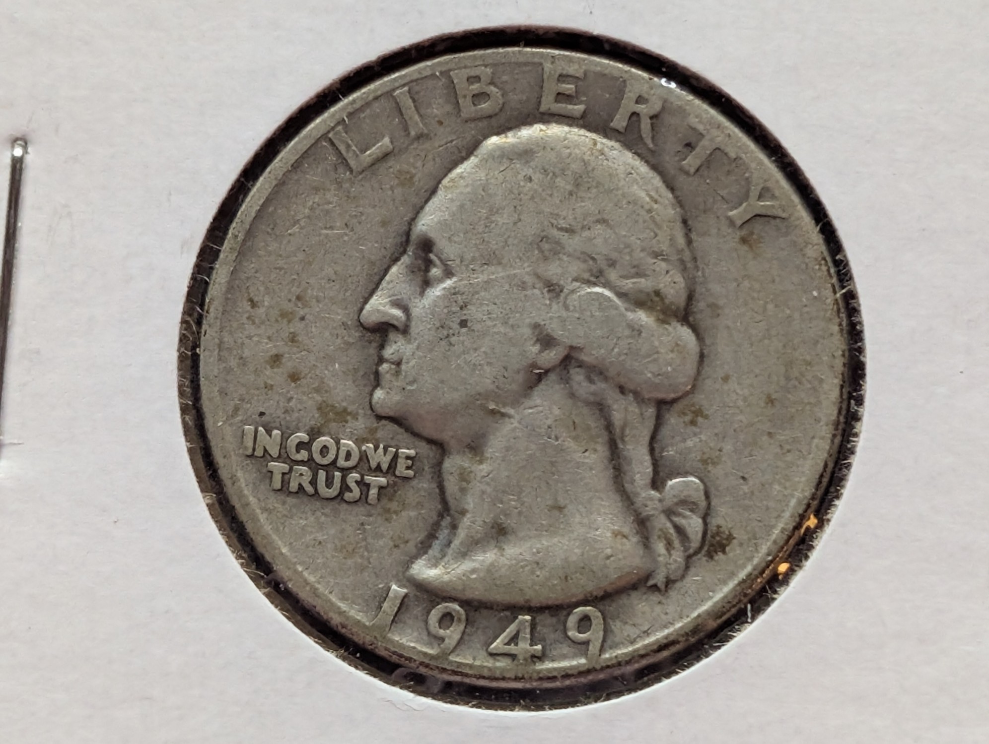 1949-D Washington Quarter, 90% Silver