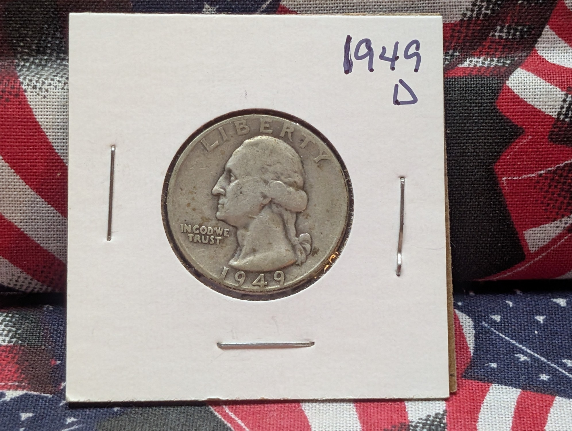 1949-D Washington Quarter, 90% Silver
