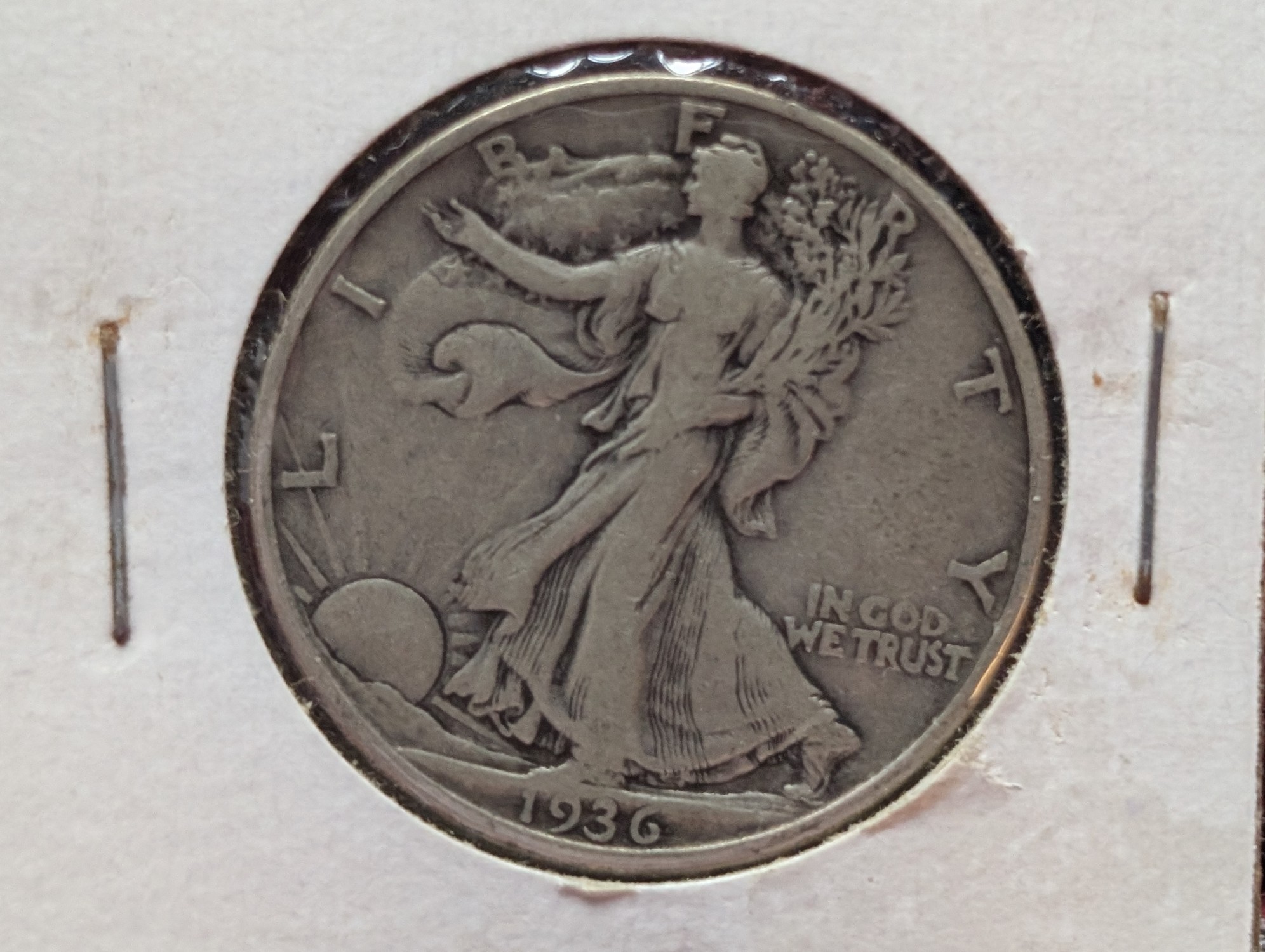 1936-D Walking Liberty 90% Silver Half Dollar