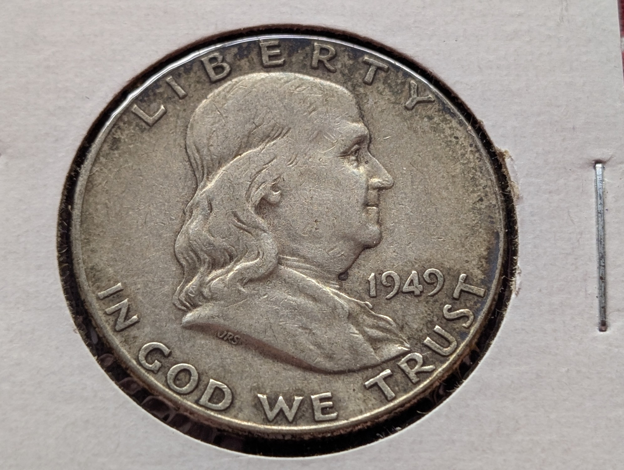 1949 Franklin 90% Silver Half Dollar