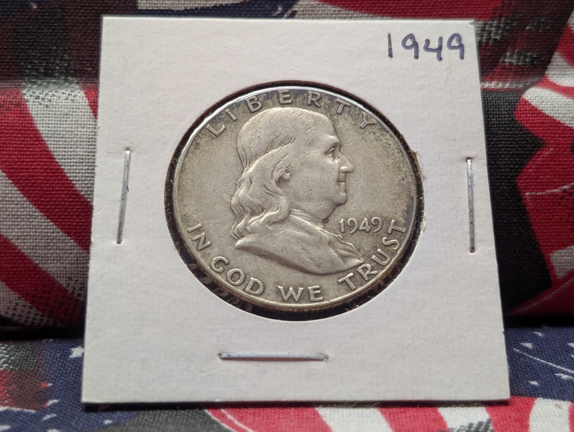 1949 Franklin 90% Silver Half Dollar