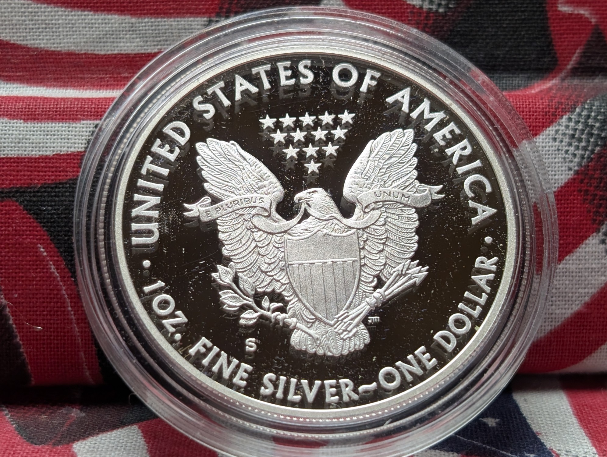2012-S American Silver Eagle Proof and Reverse Proof, Two Coin Set in OGP w/ COA .999 Fine Silver One Troy Ounce Each