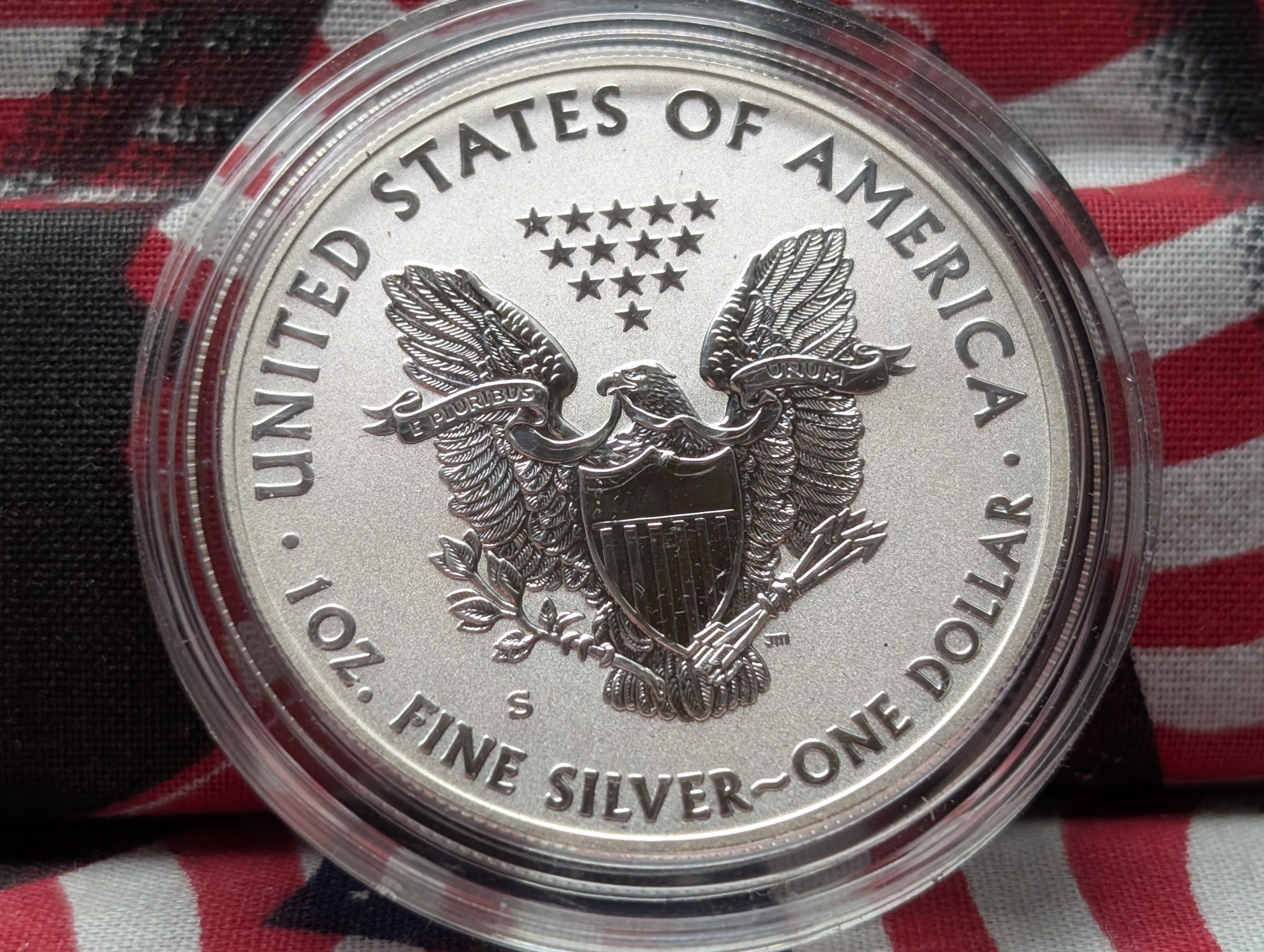 2012-S American Silver Eagle Proof and Reverse Proof, Two Coin Set in OGP w/ COA .999 Fine Silver One Troy Ounce Each