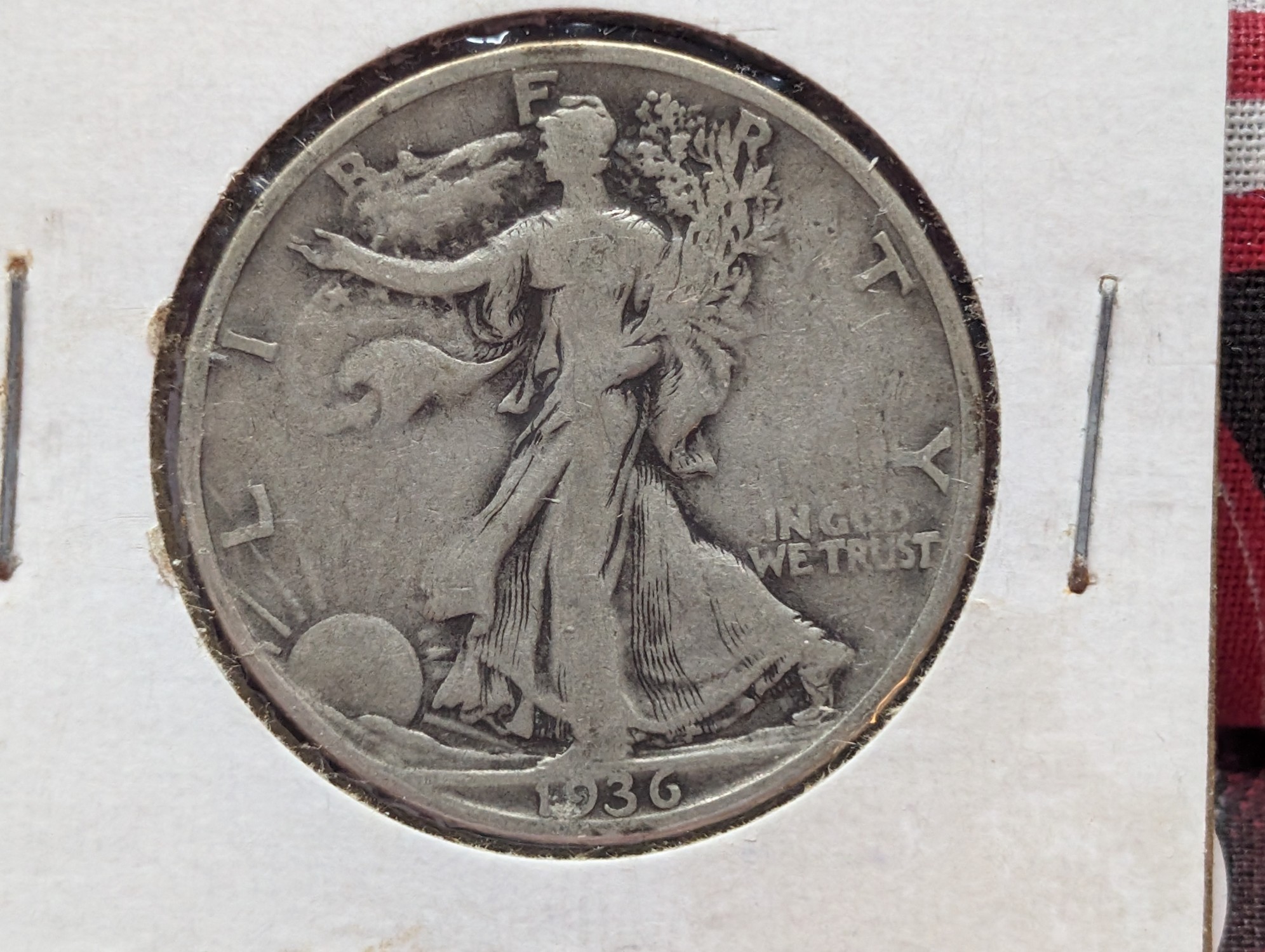 1936-S Walking Liberty 90% Silver Half Dollar