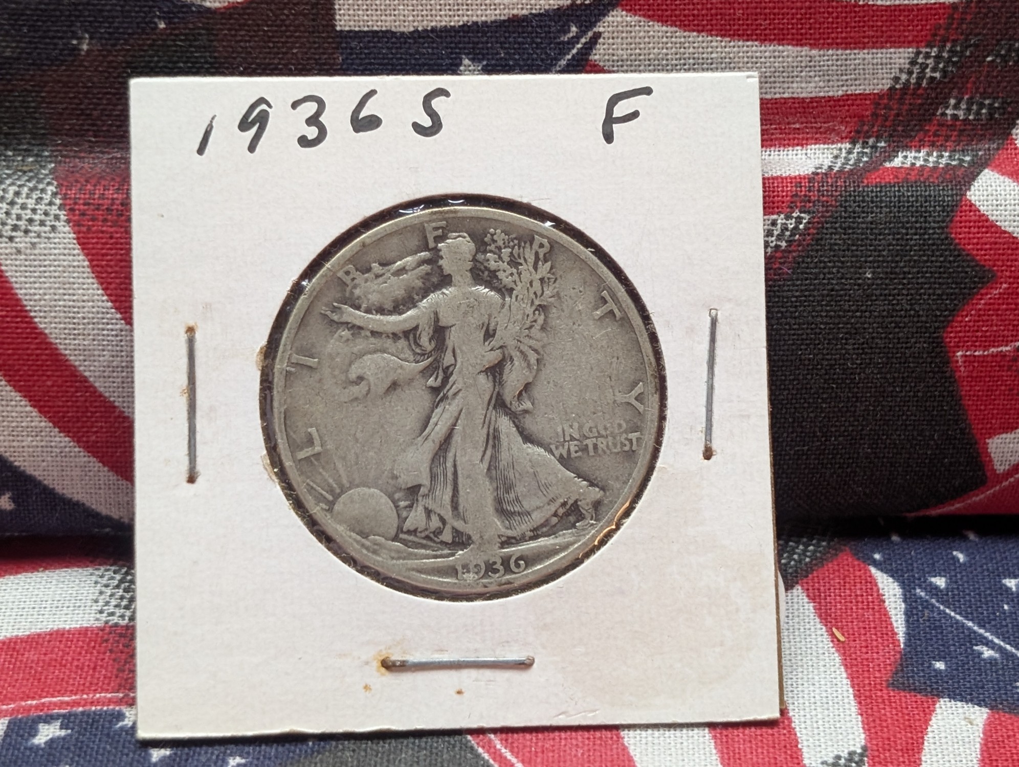 1936-S Walking Liberty 90% Silver Half Dollar