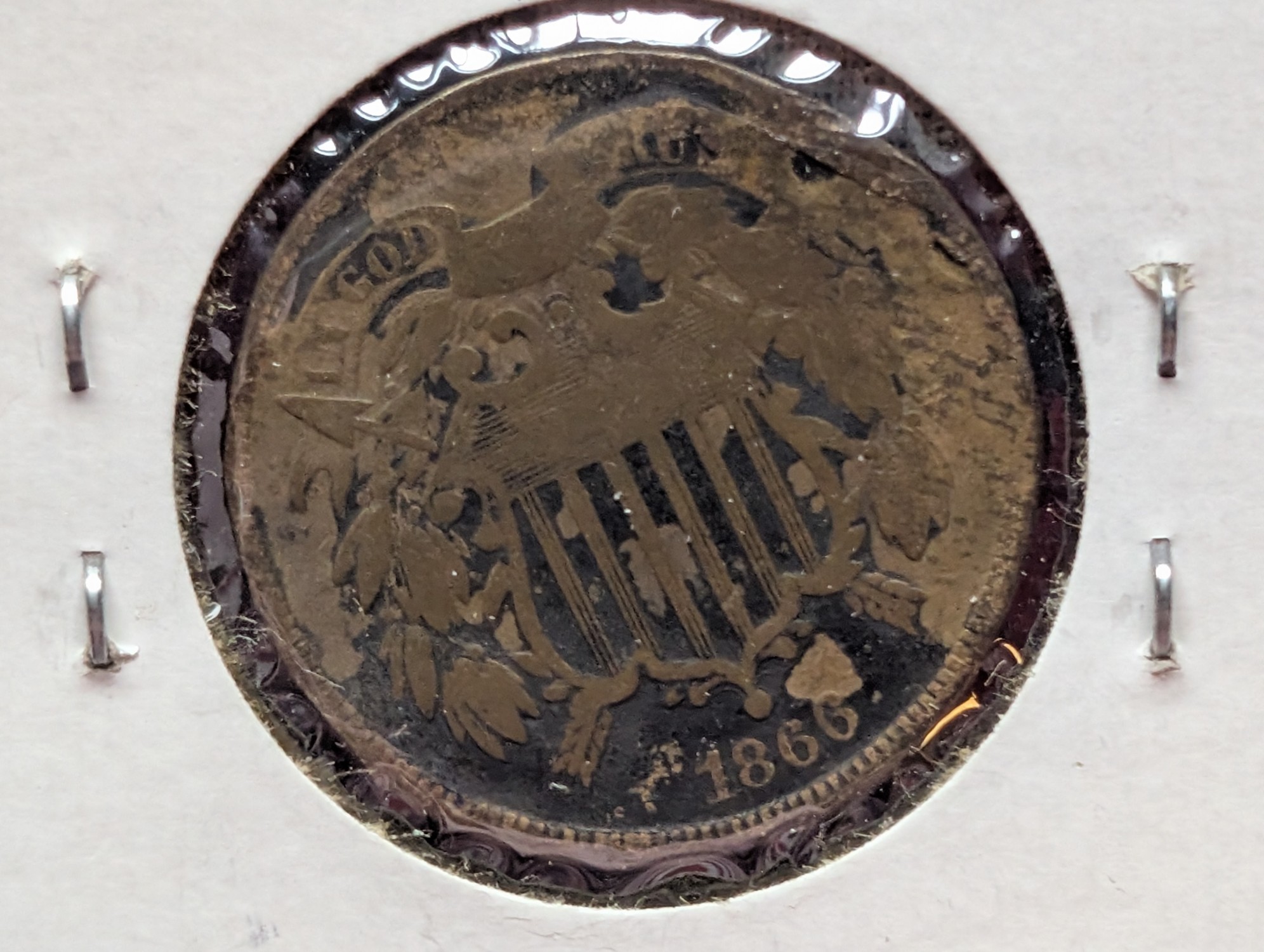 1866 Two Cent Piece