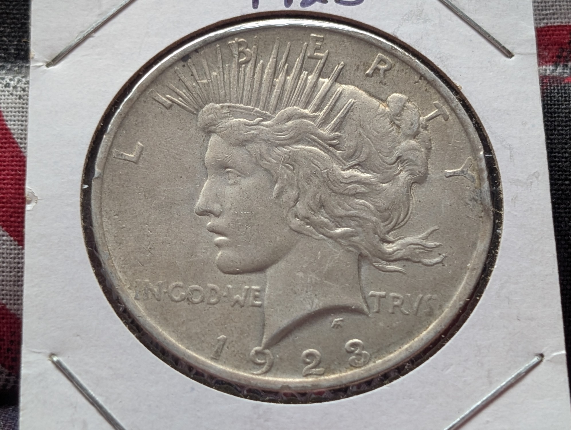 1923 90% Silver Peace Dollar