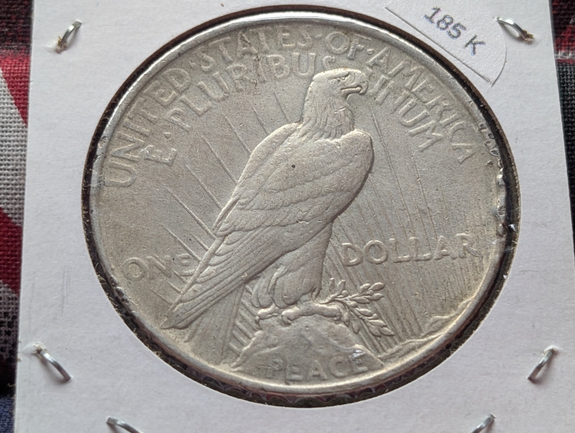 1923 90% Silver Peace Dollar