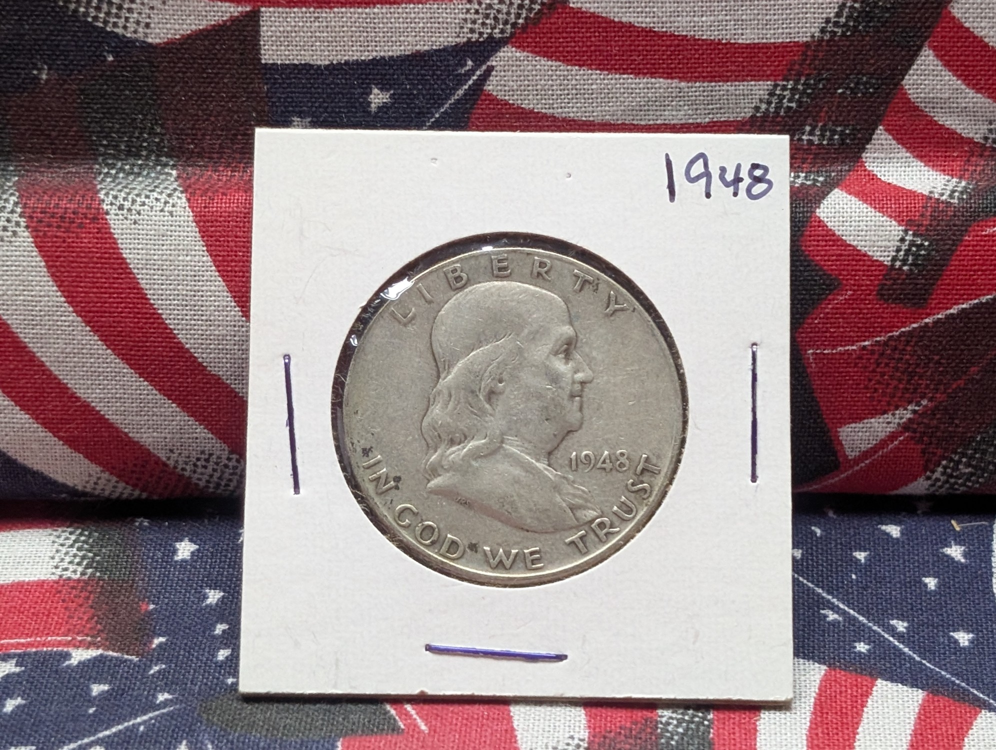 1948 Franklin 90% Silver Half Dollar