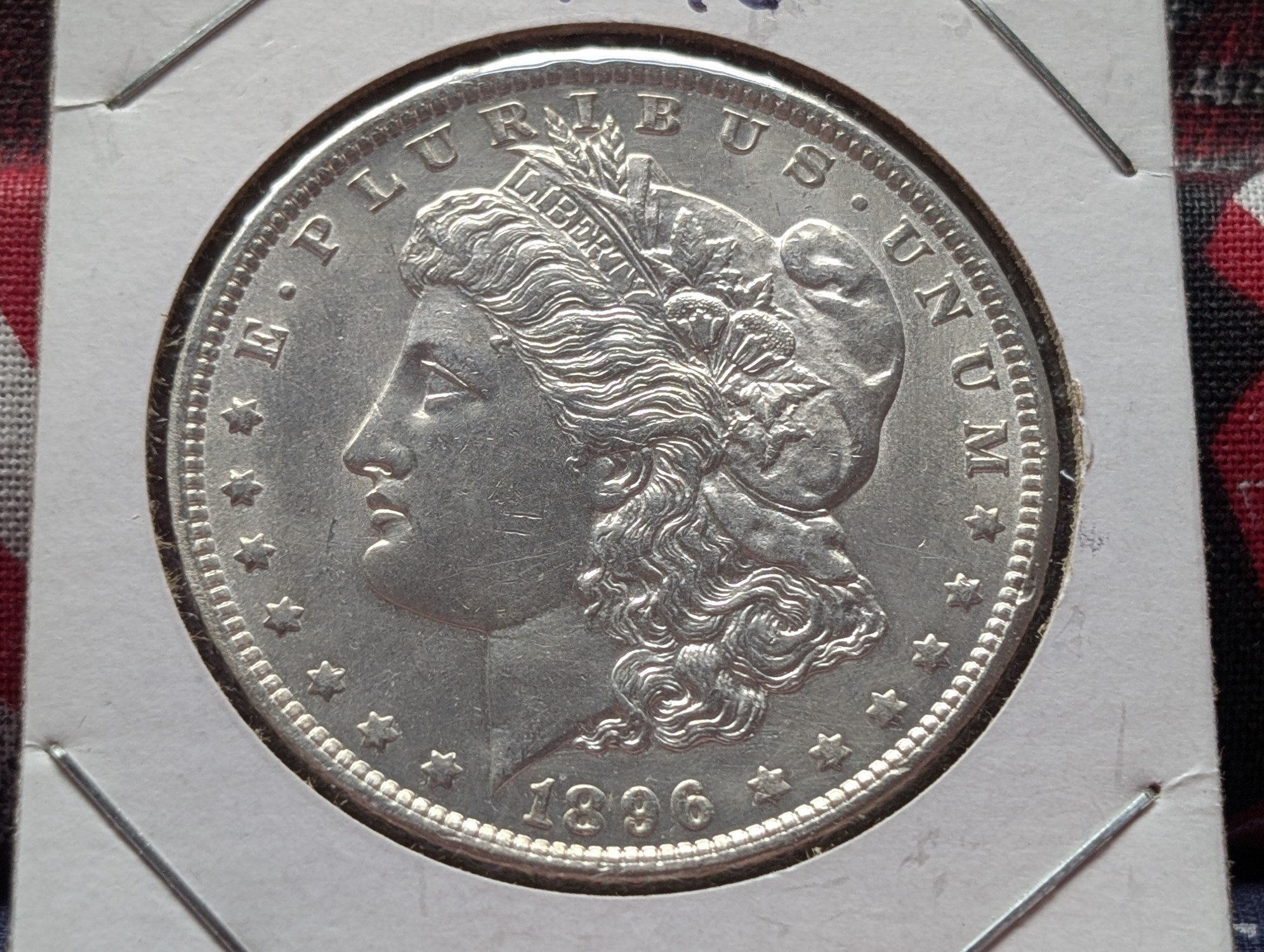 1896 90% Silver Morgan Dollar
